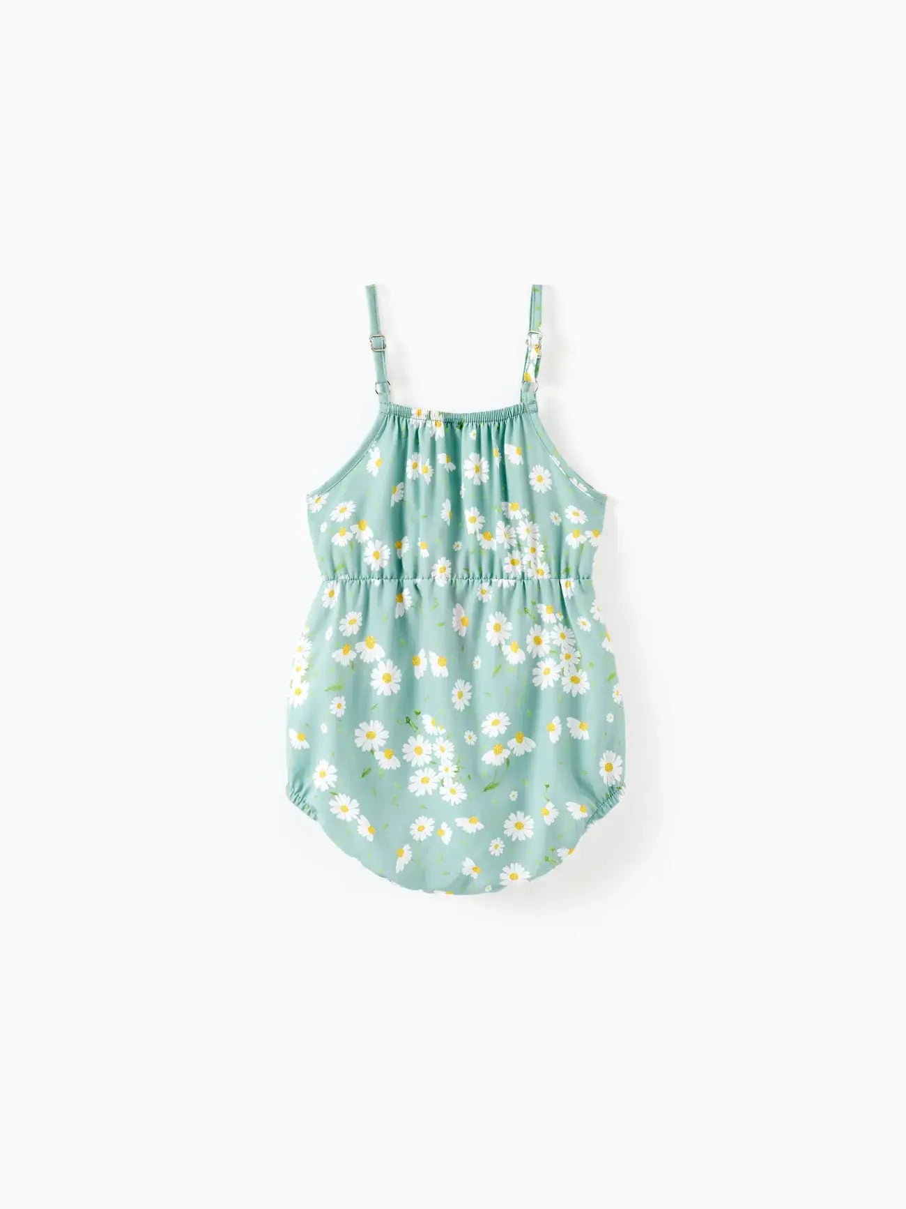 Baby Girl Sweet & Elegant Floral Print Bowknot Romper