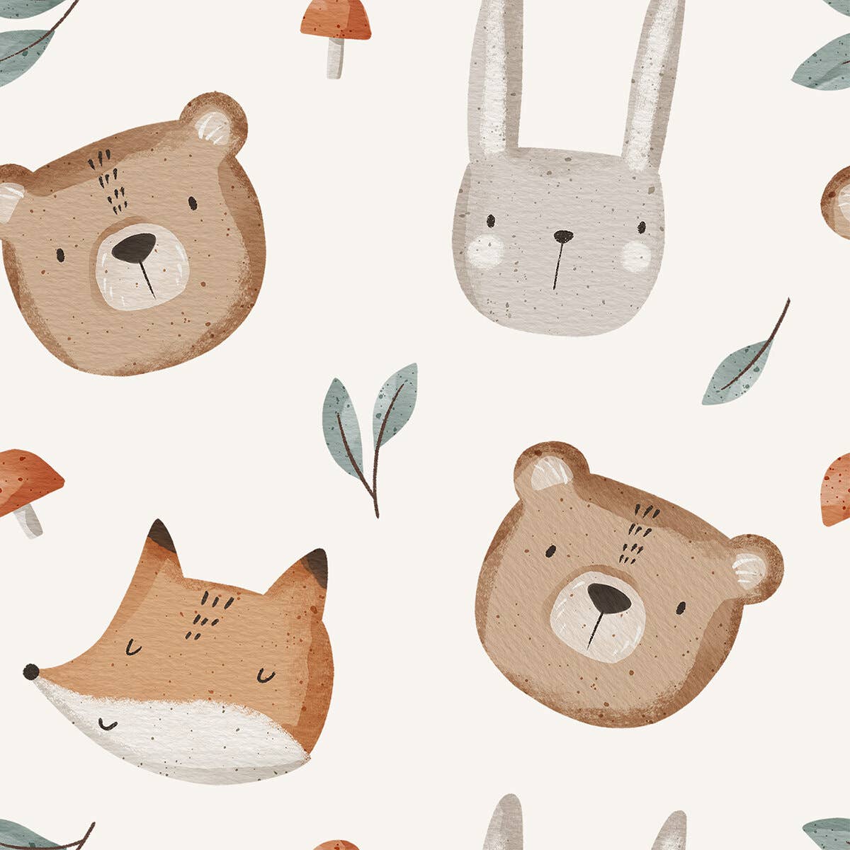 Forest Animals Baby Dress & Legging Set (Organic Jersey)