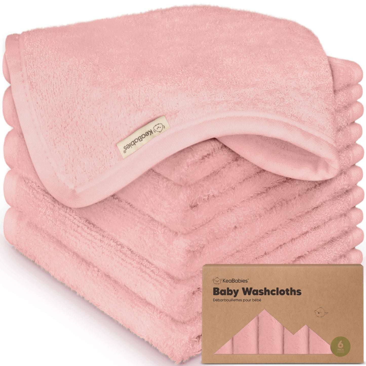 6-Pack Baby Wash Cloths