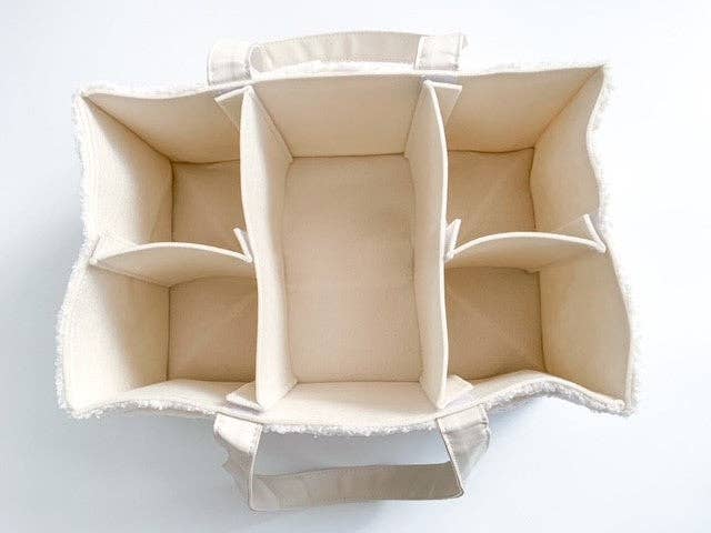 NAPPY CADDY ORGANISER - TEDDY | BONE HANDLES