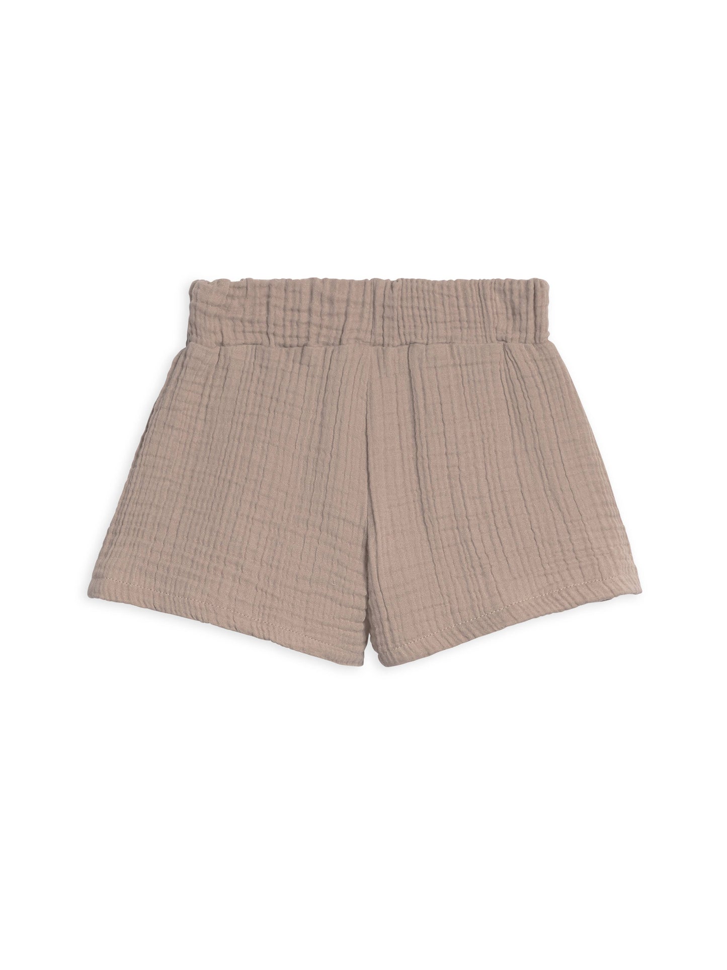 Organic Baby and Kids Jude Muslin Shorts - Beige