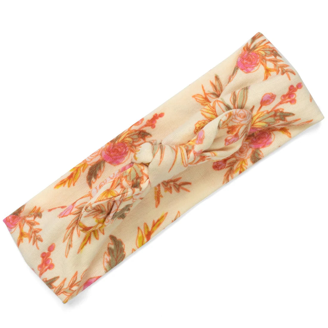 Milkbarn - Vintage Floral Organic Cotton Knotted Headband