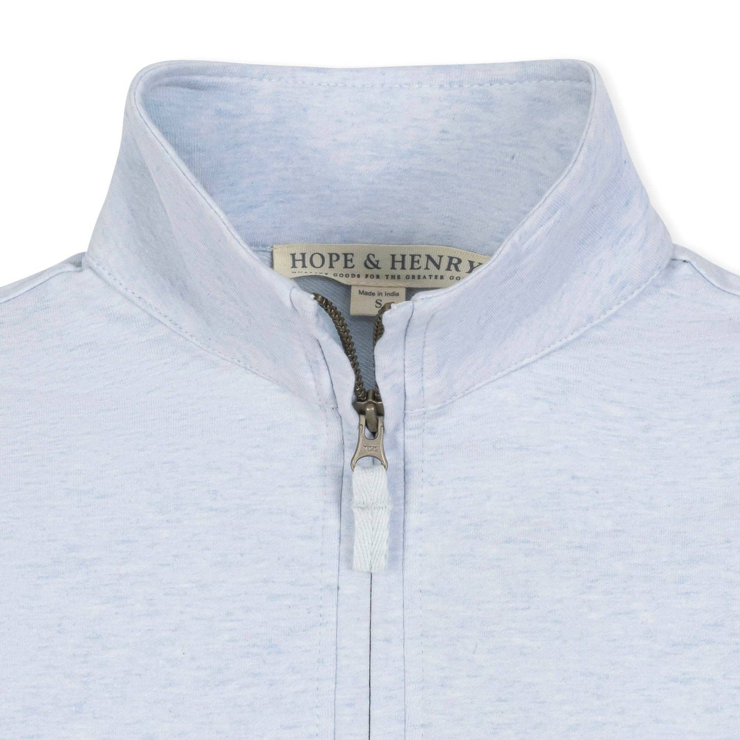 Organic French Terry Half-Zip