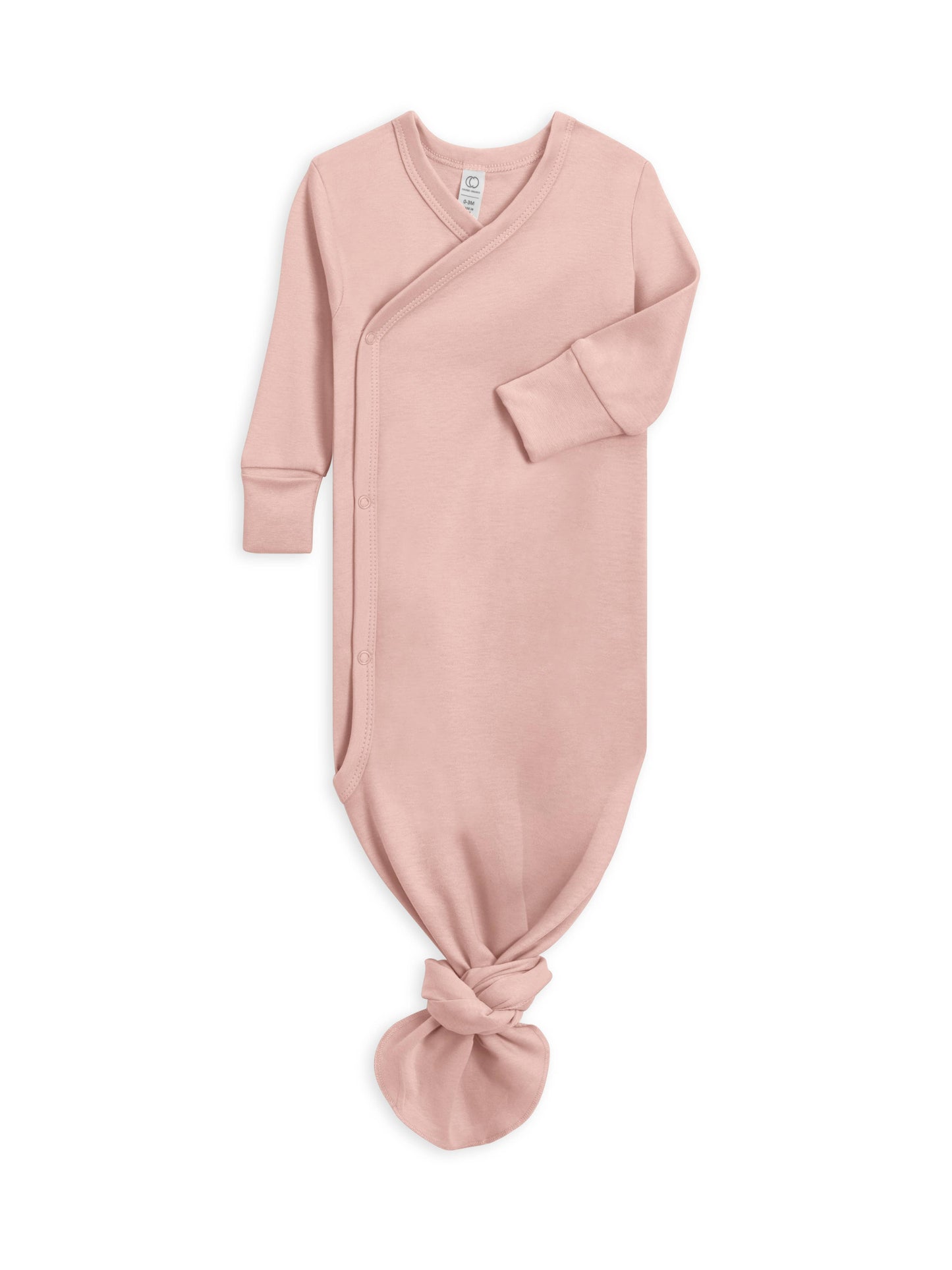 Organic Newborn Indy Kimono Gown - Ballet