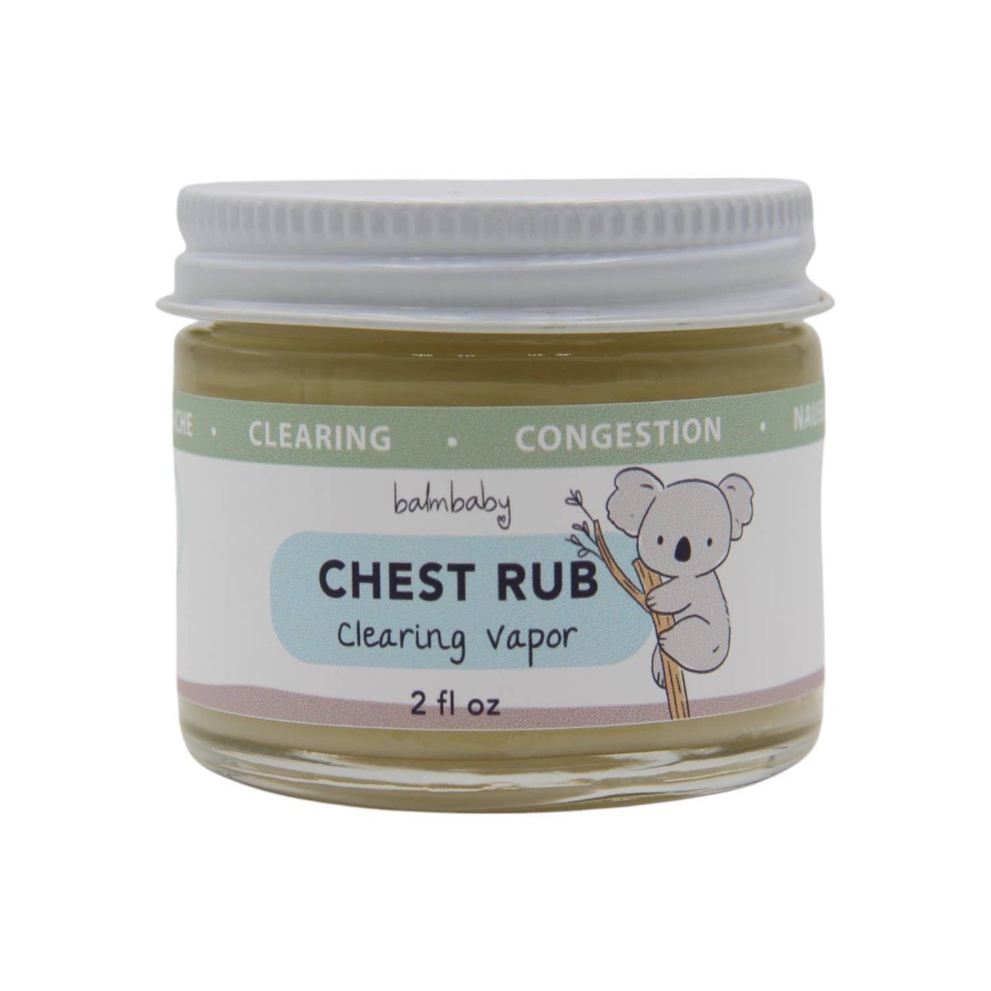 Balm Baby - Natural Chest Vapor Rub - Glass Jar