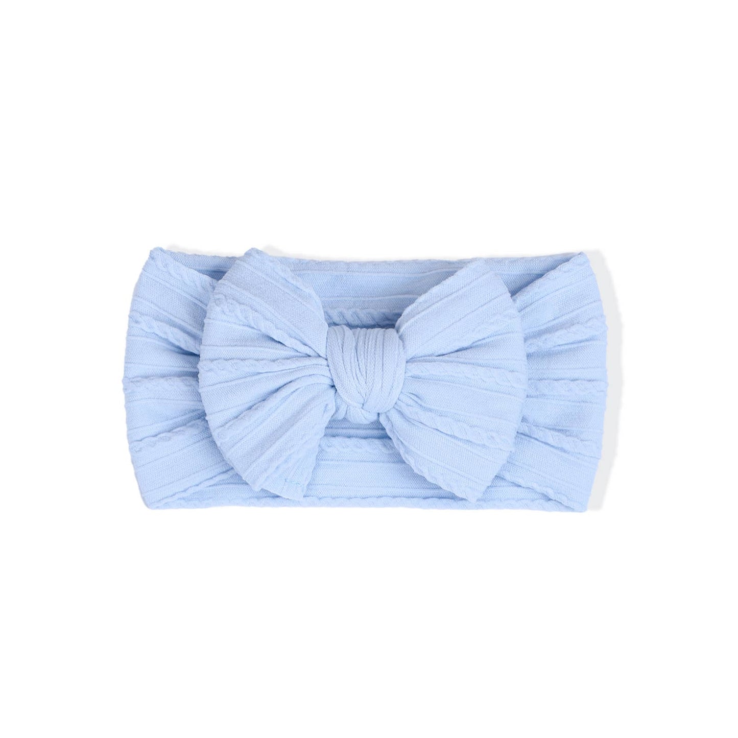 Cable knit Big bow Baby headband