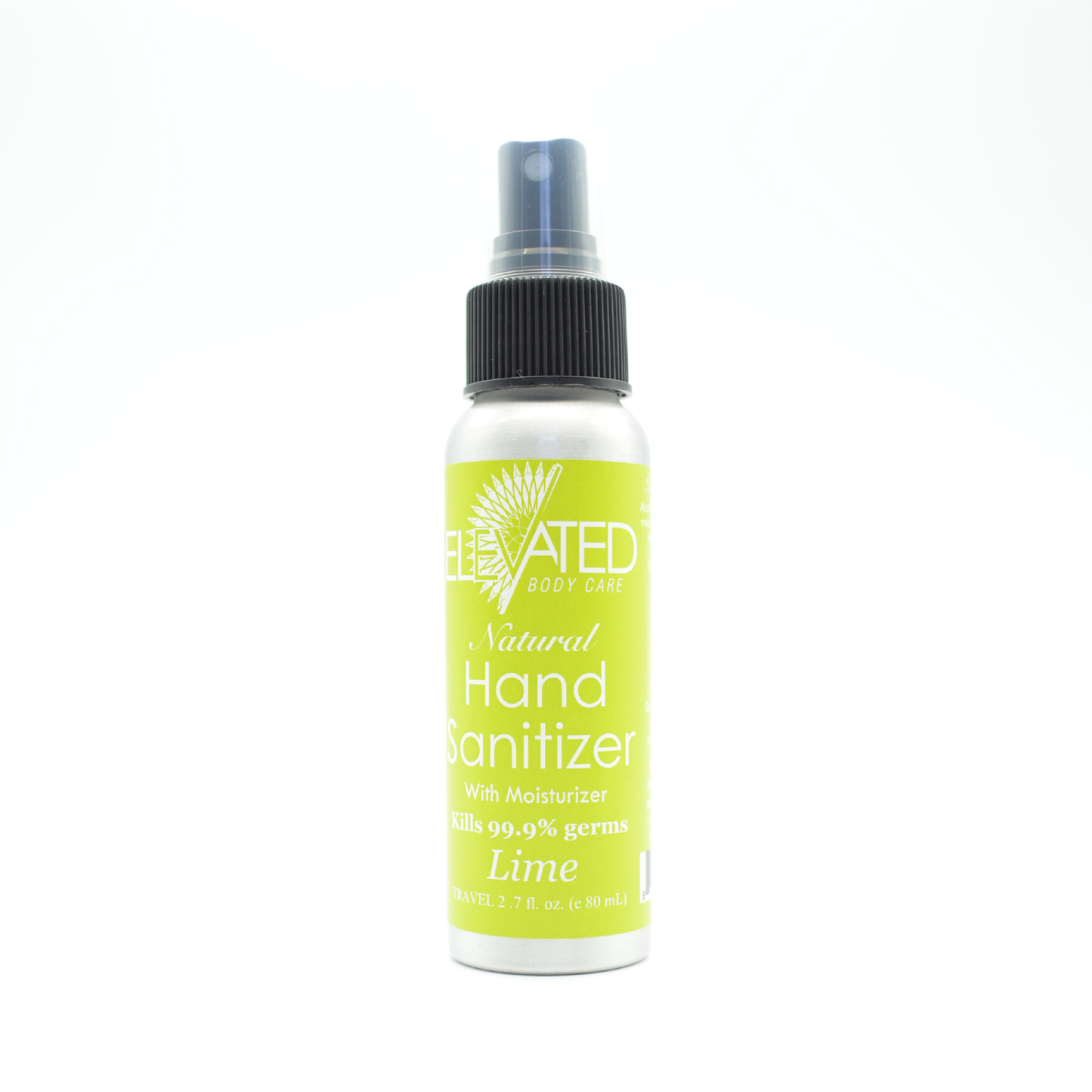 ELEVATED - Natural Hand Sanitizer - with moisturizer; Choose