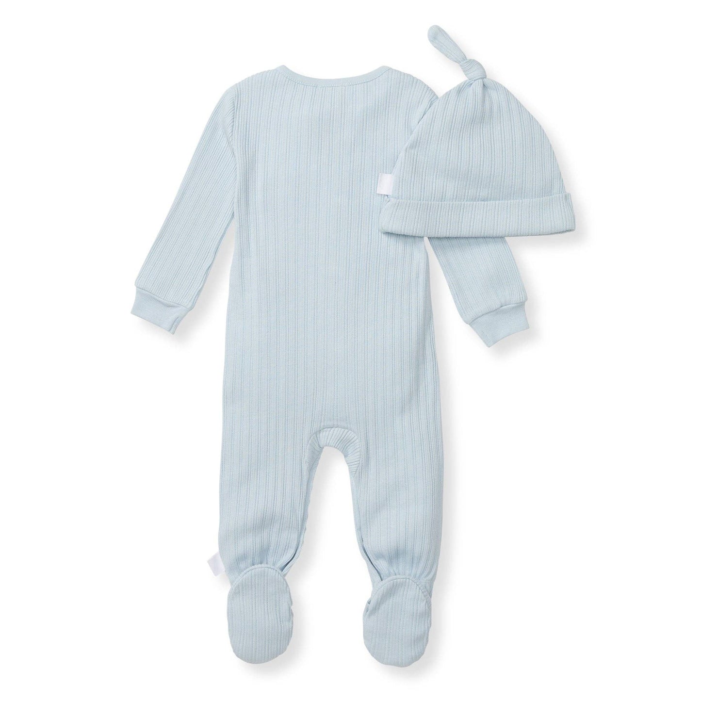 Sweet Rib Jumpsuit Set - Ocean
