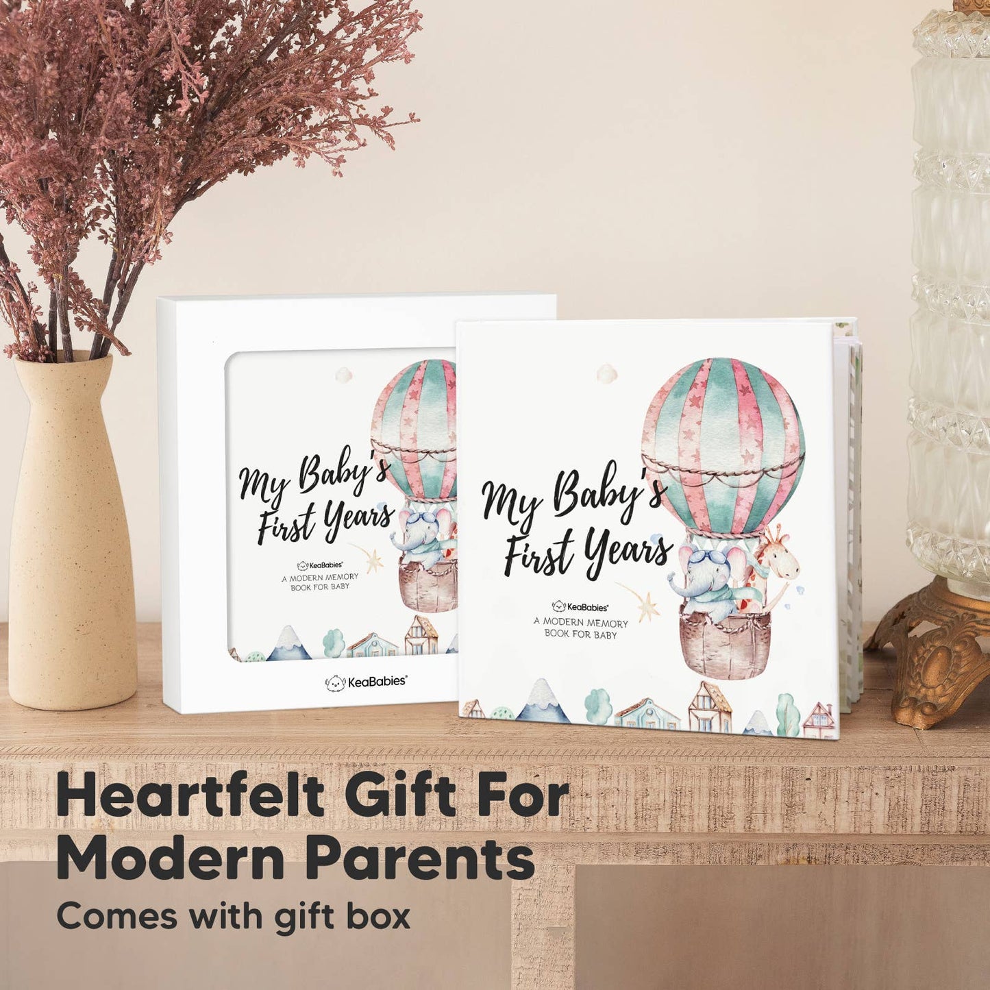 KeaBabies Baby First Years Memory Book