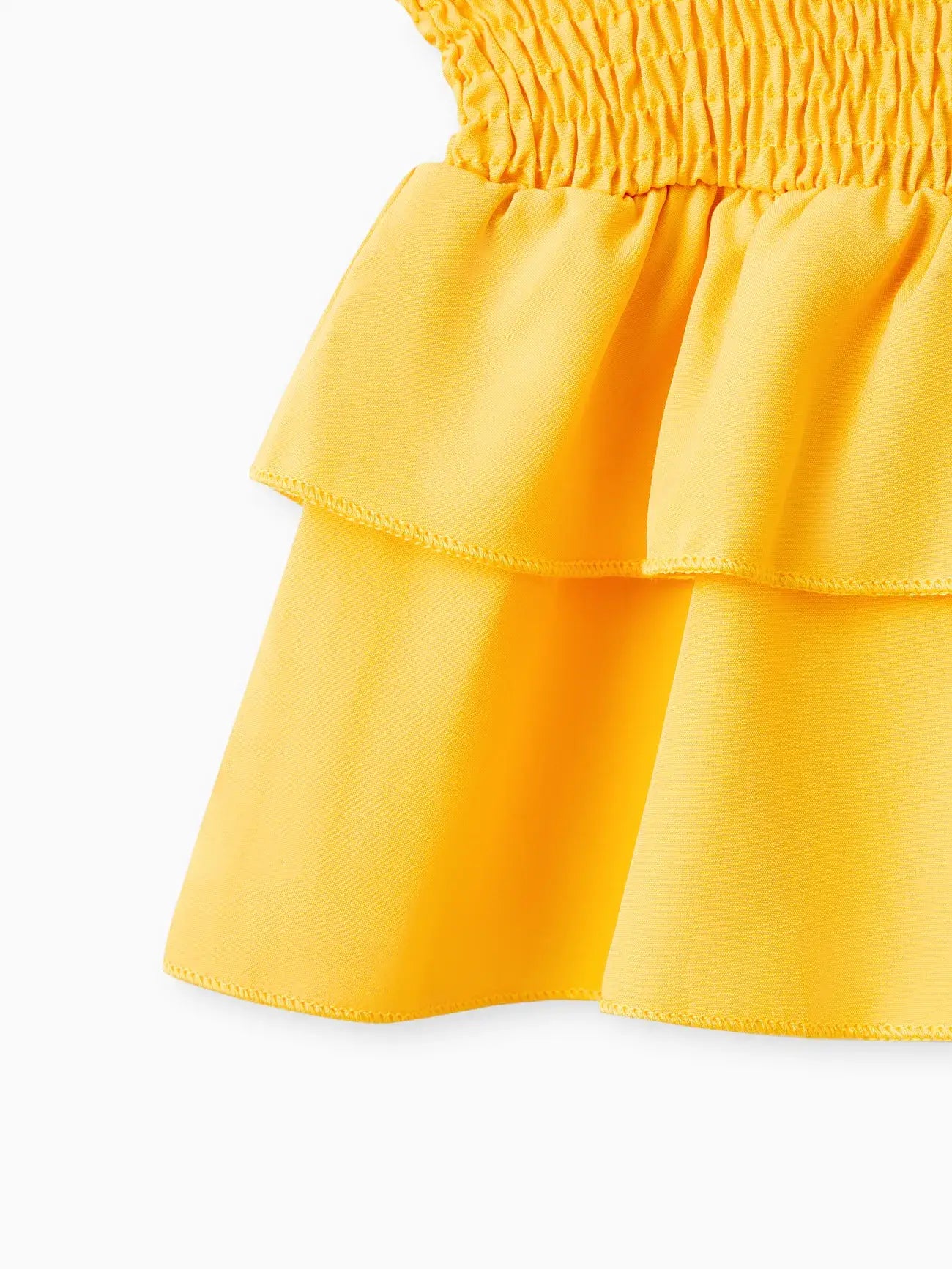 Sunflower Smocking 3pcs Baby Girl Sets in Polyester-Spandex