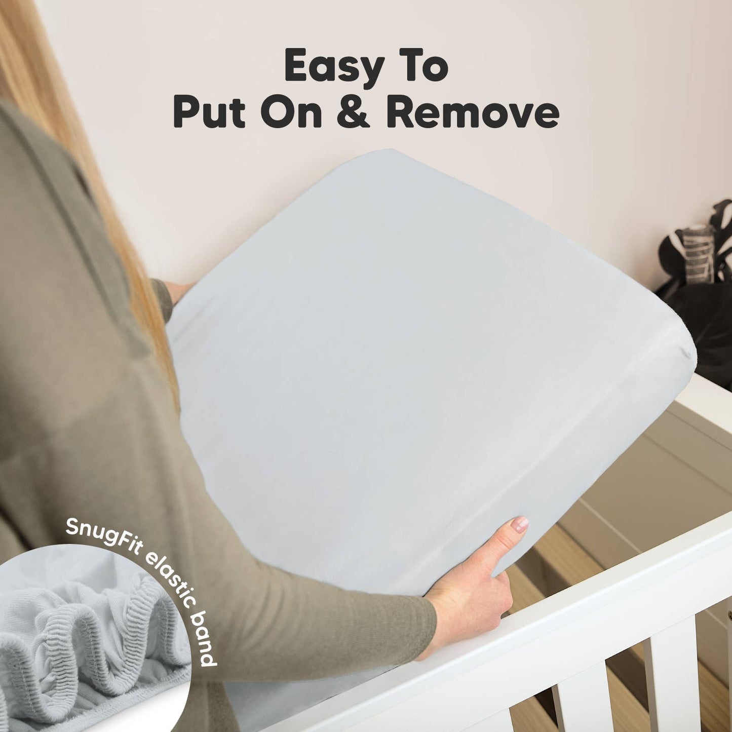 2-pack Organic Cotton Fitted Crib Sheet