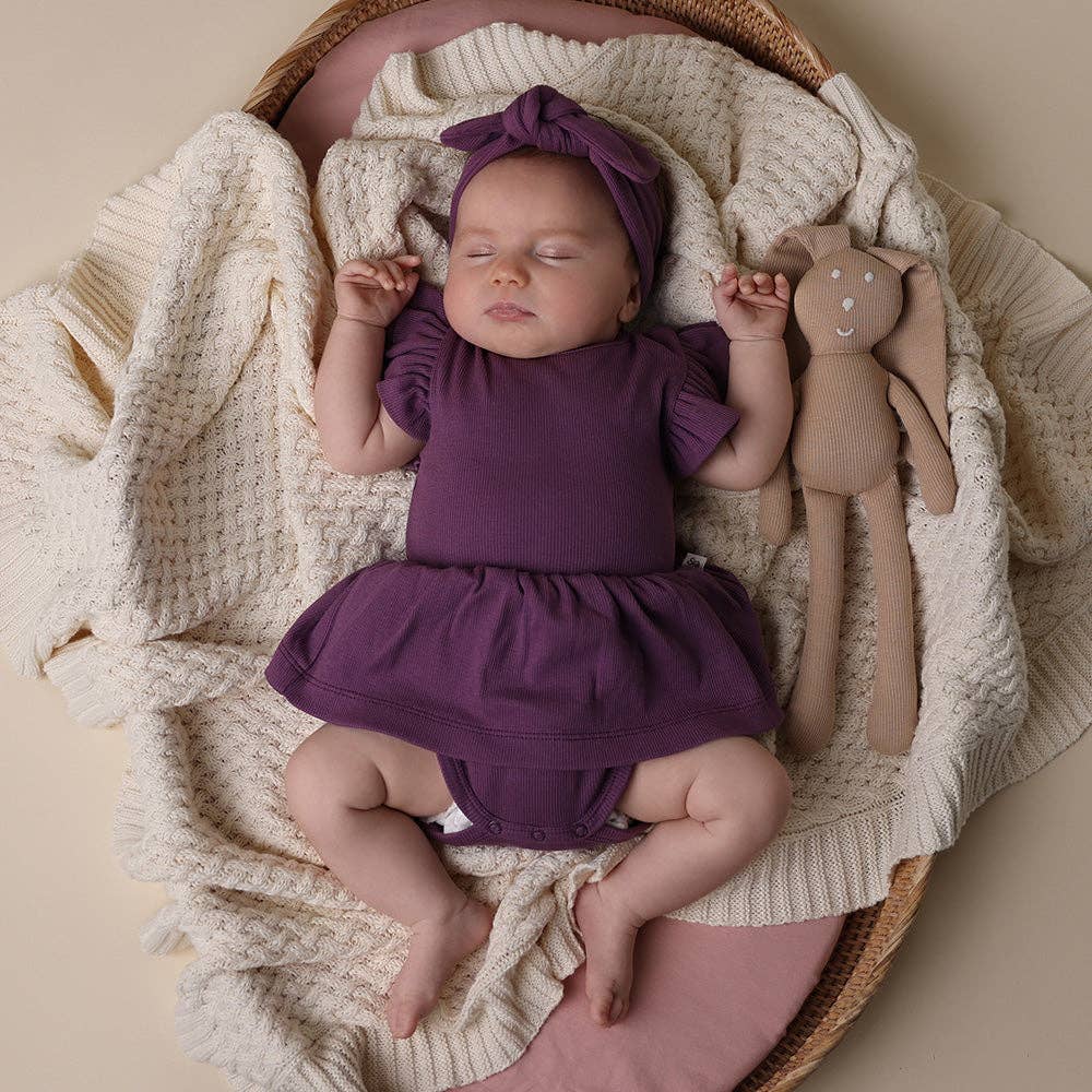 Mulberry Short Sleeve Organic Dress