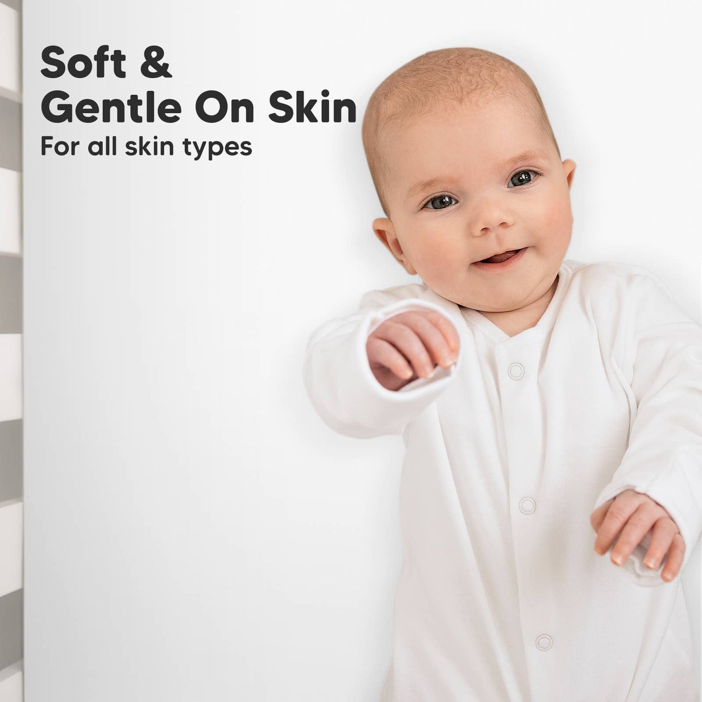 2-pack Organic Cotton Fitted Crib Sheet (Cloud)