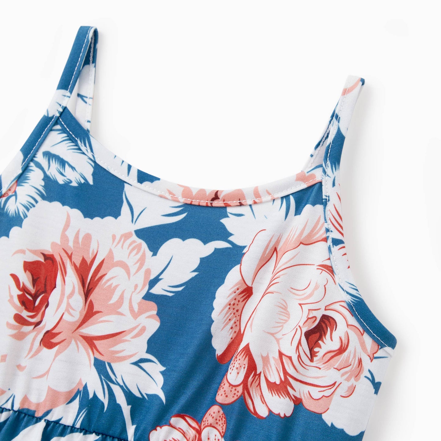 Mommy and MeTropical Plants Floral Girl Dress Casual Outfit