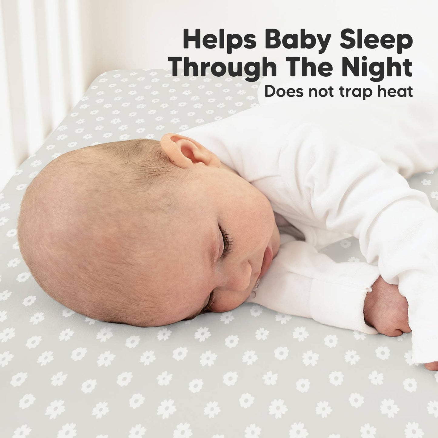 2-pack Organic Cotton Fitted Crib Sheet