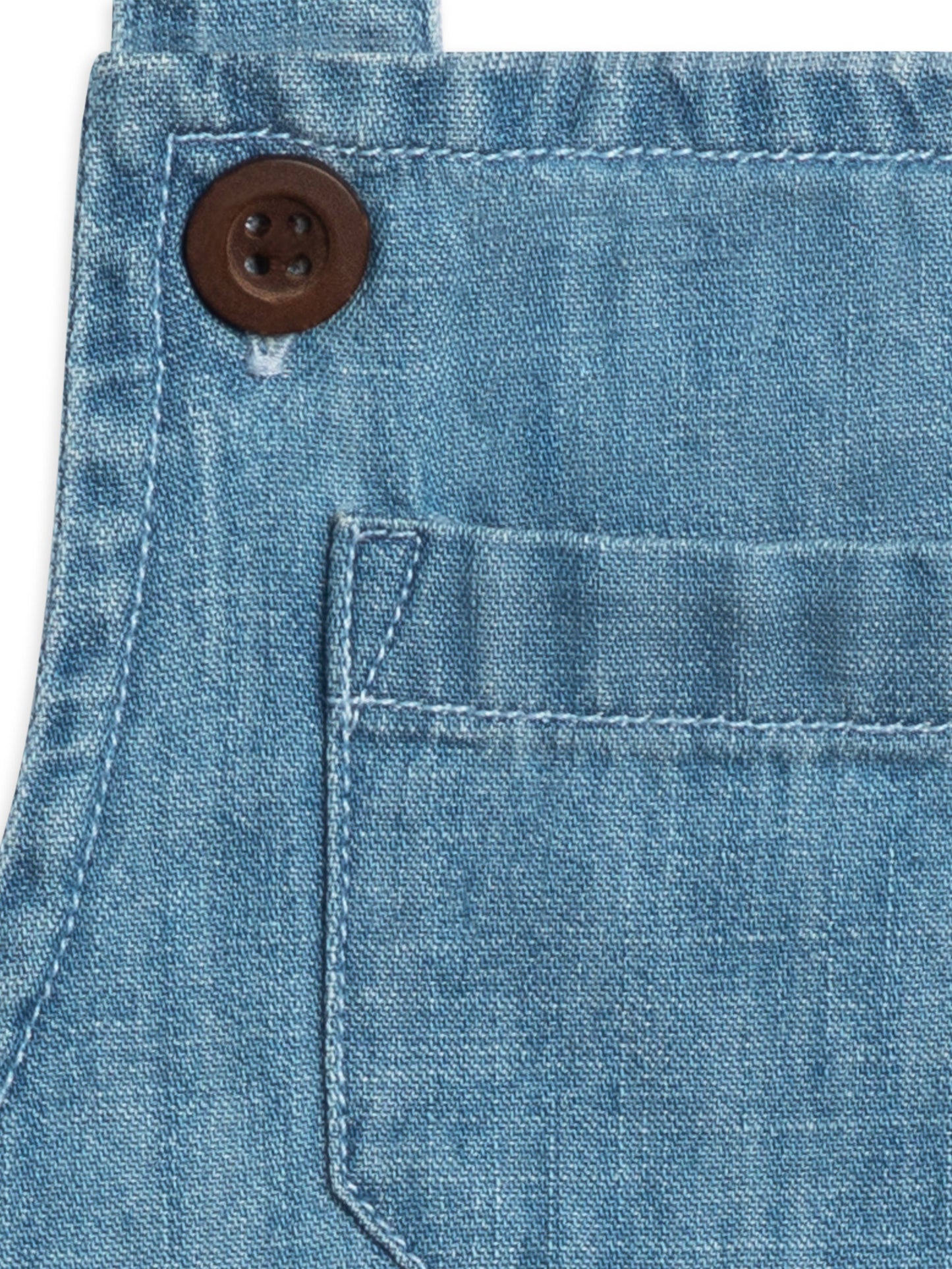 Organic Baby & Kids Noe Chambray Bubble Overall