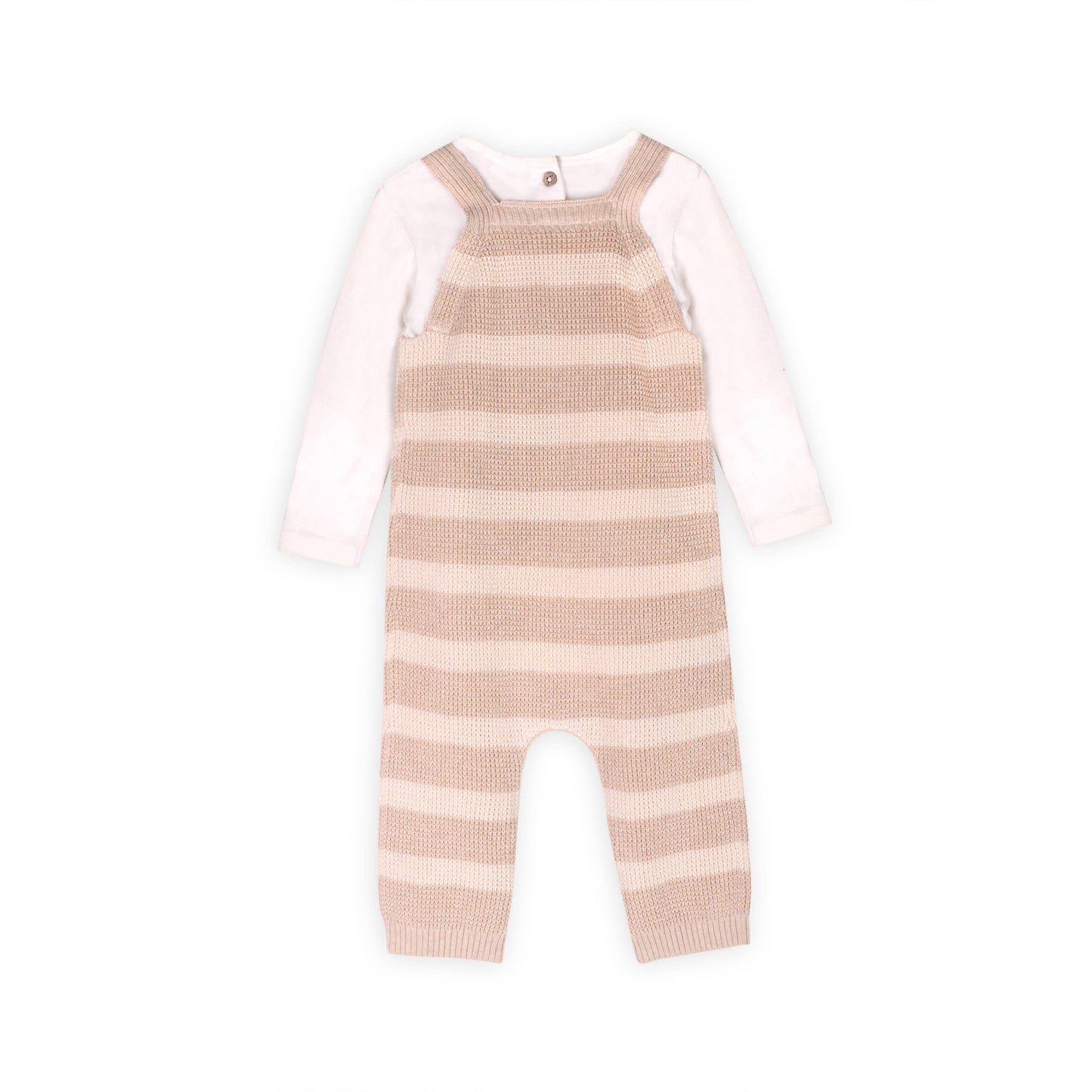 Trucks Embroidered Baby Knit Stripe Overall Set (Organic)