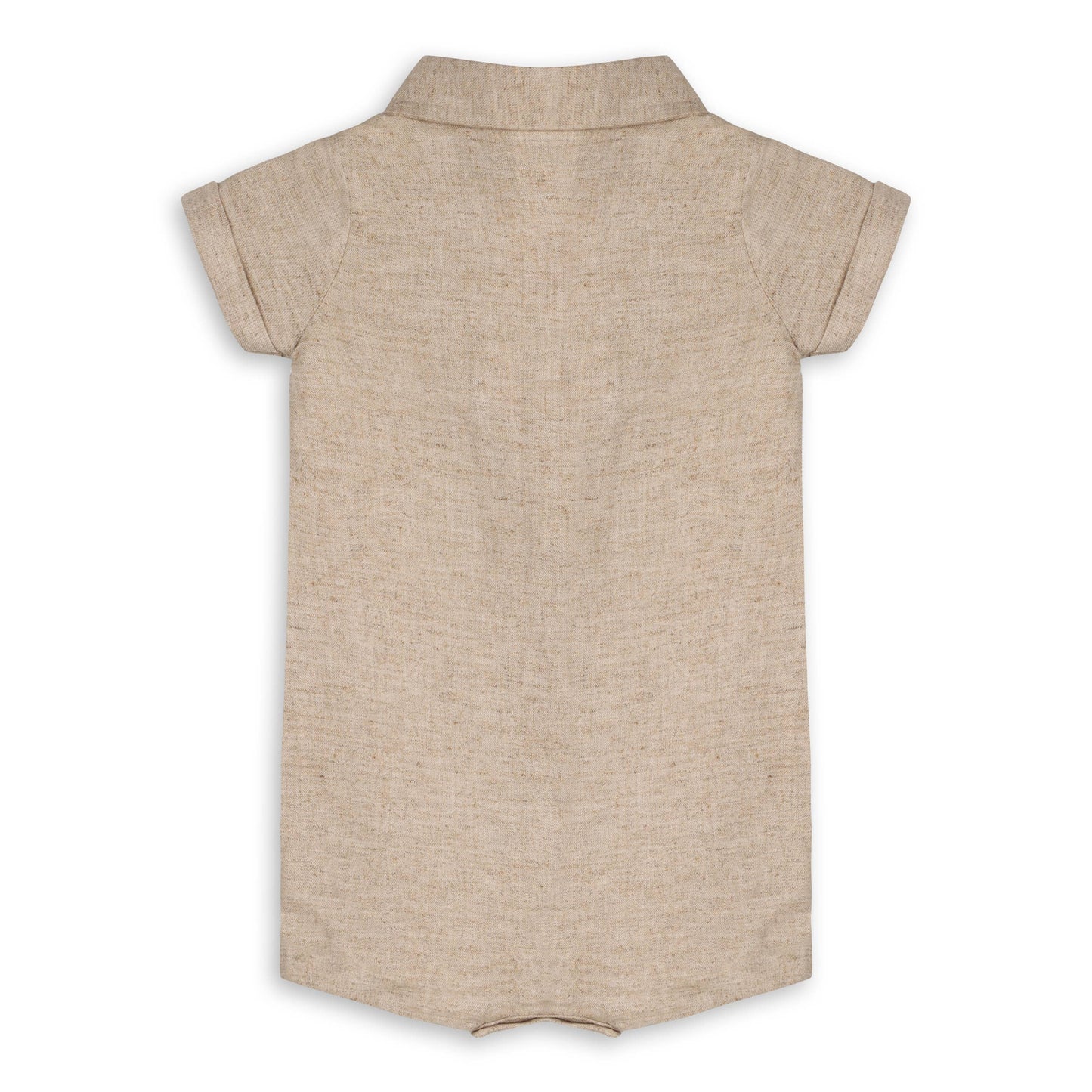 Riley Anchor Baby Romper (Natural Linen Blend)