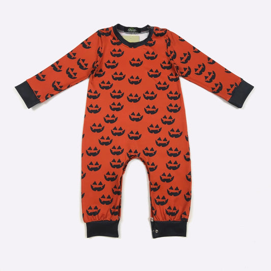 Long Sleeve Halloween Boy Romper