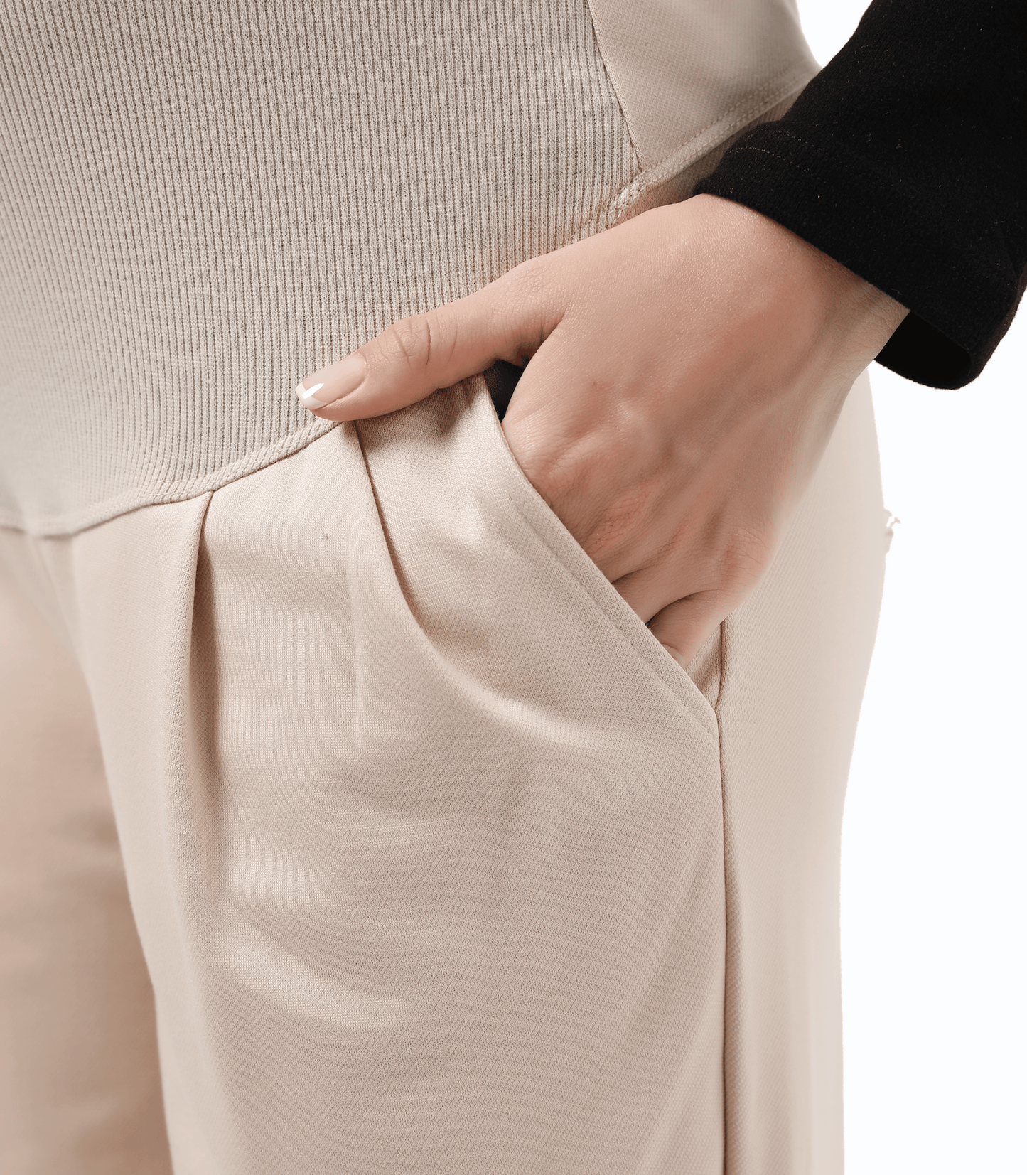 The Wide Leg Maternity Ankle Pant