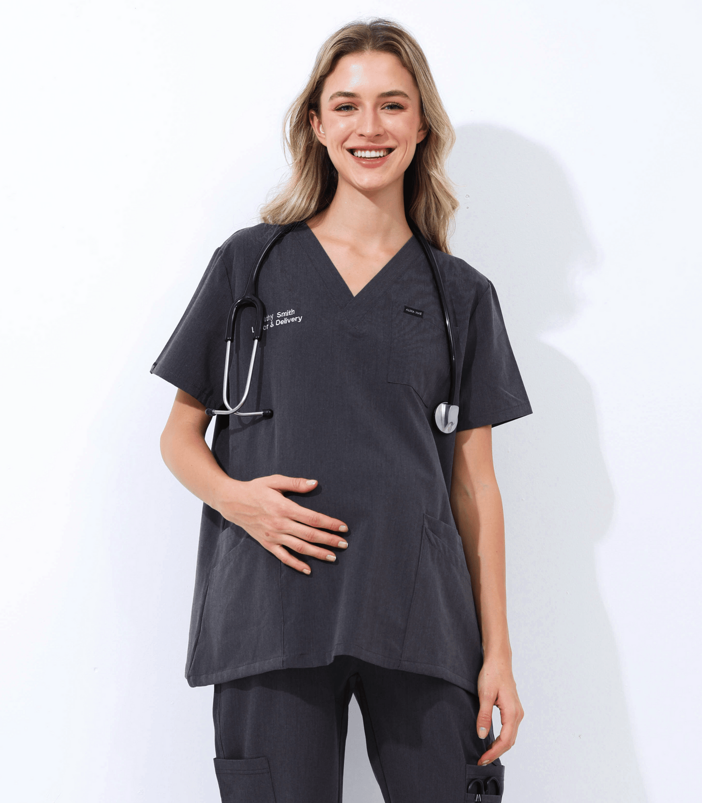 Mae Scrub Top