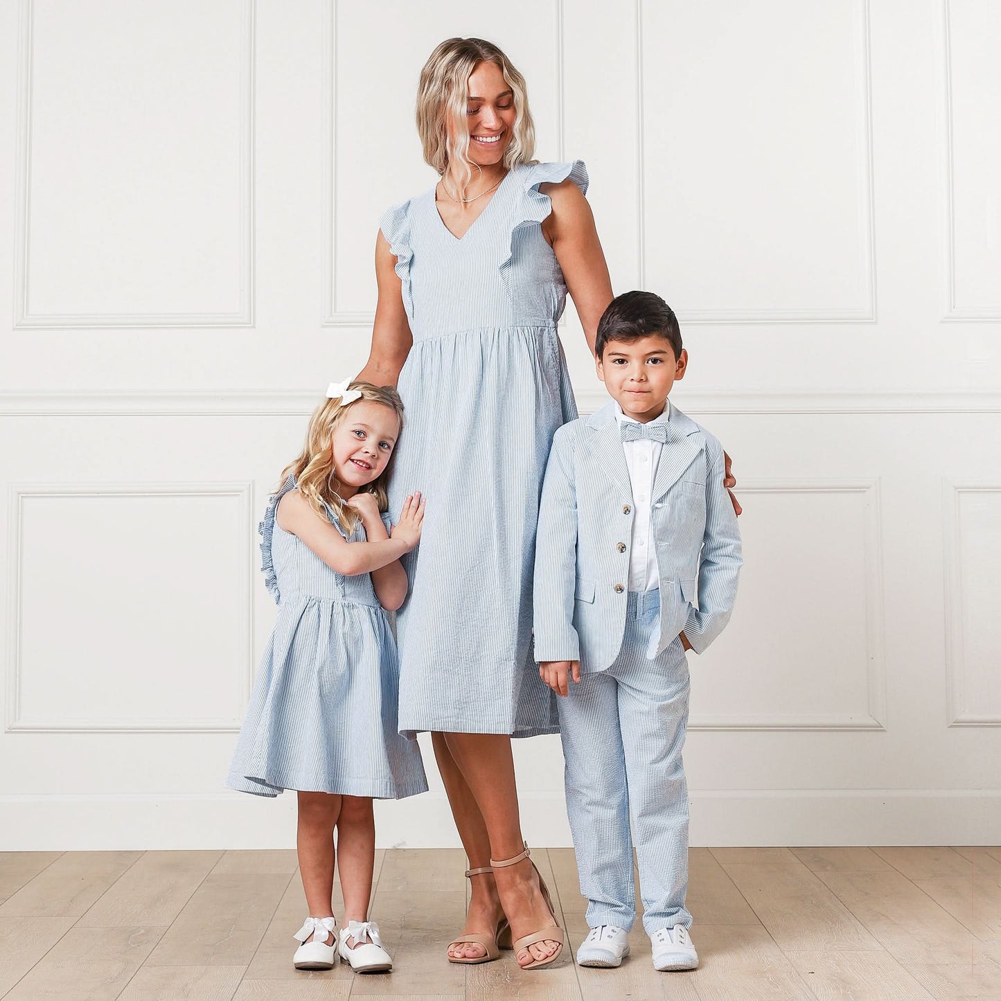 Organic Seersucker Suit Pant - Baby