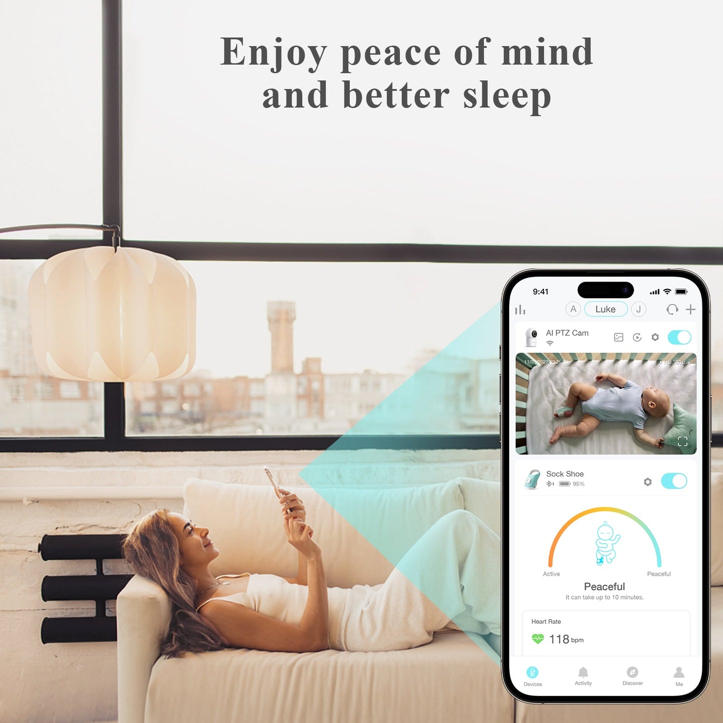 Smart Sock Shoe Bundle (2.5K PTZ Cam)