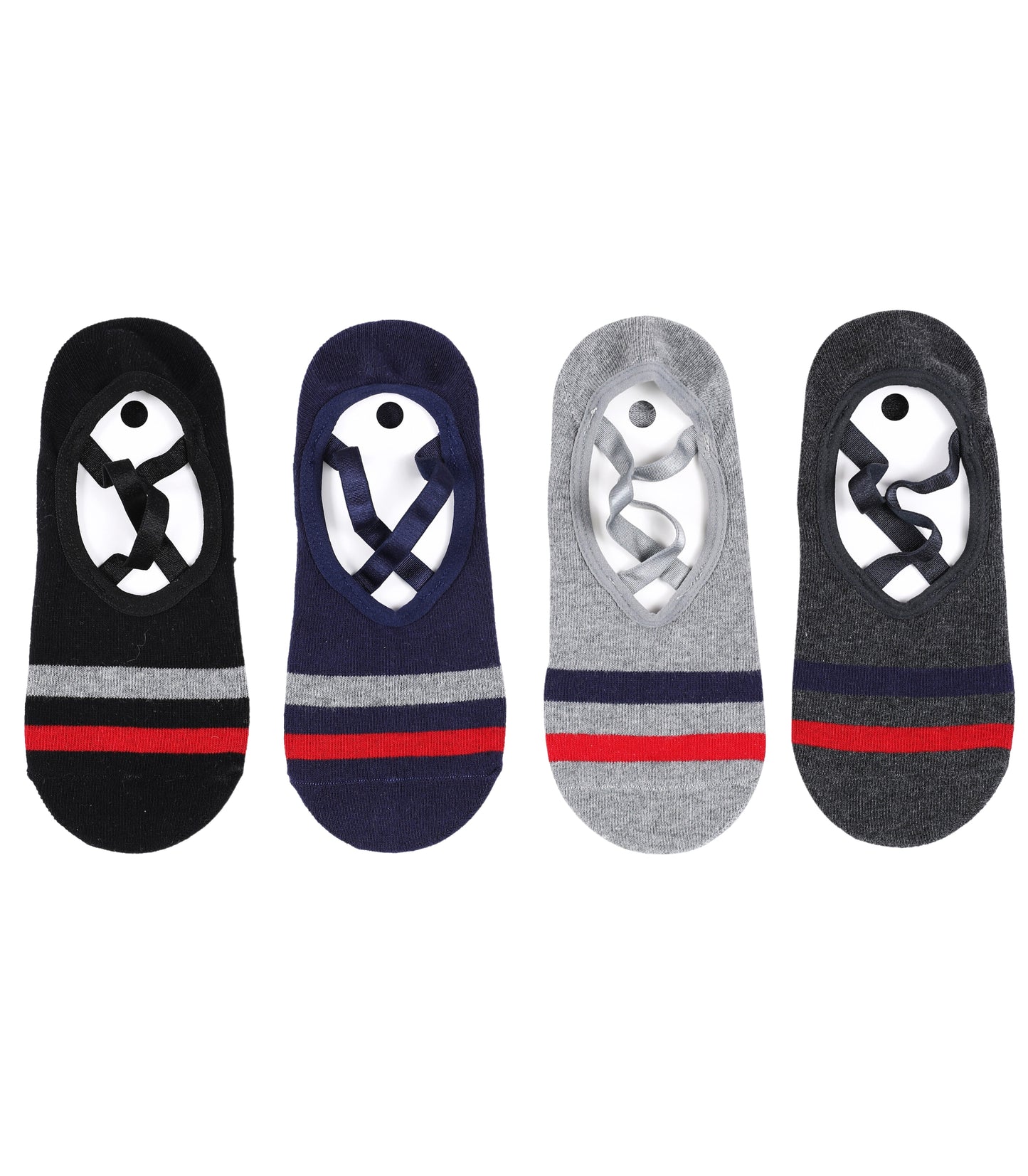 Non-Slip Women's Hospital Socks (Stripes)
