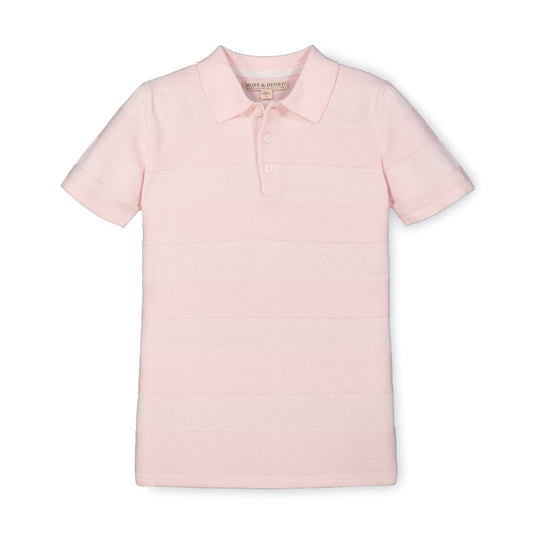 Short Sleeve Organic Sweater Polo