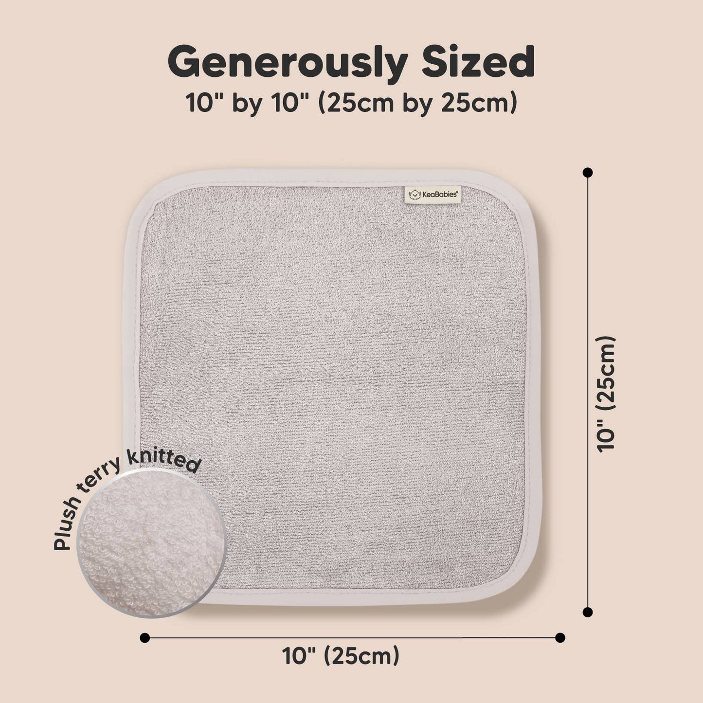 6-Pack Baby Wash Cloths