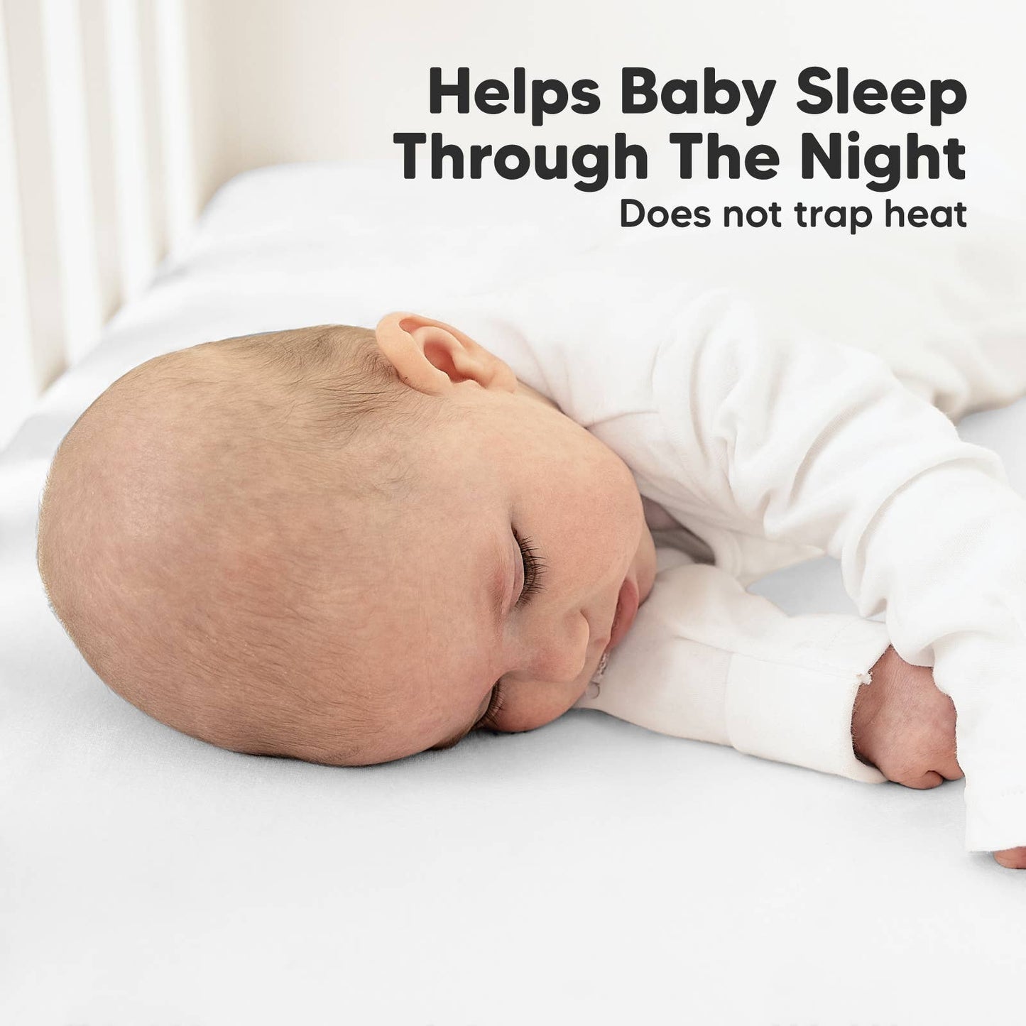 2-pack Organic Cotton Fitted Crib Sheet (Cloud)