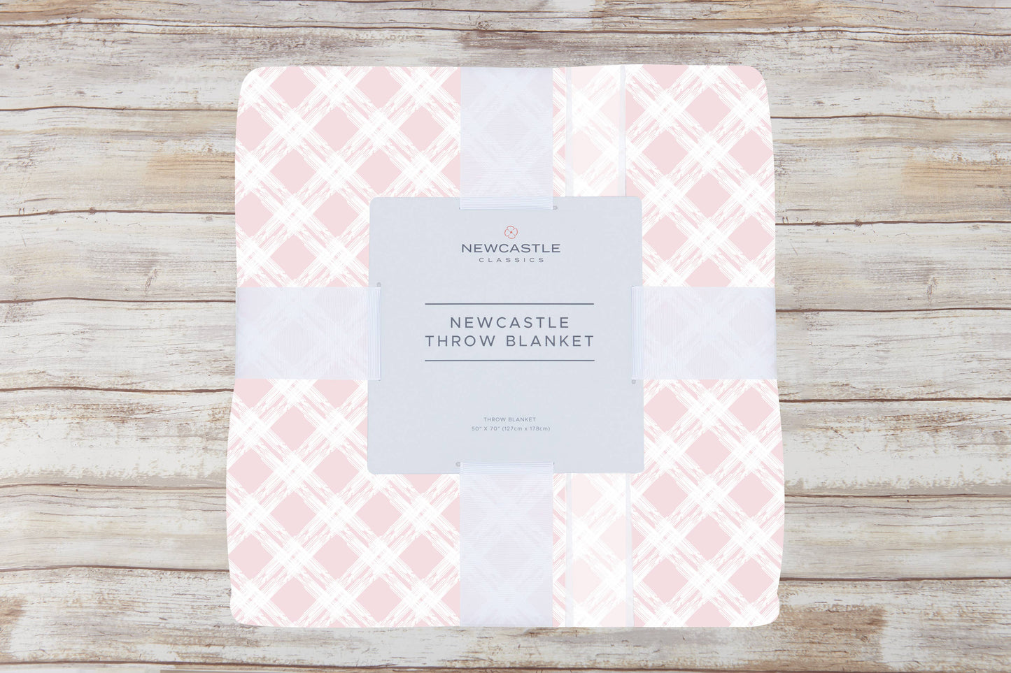 Primrose Pink Plaid Newcastle Throw Blanket