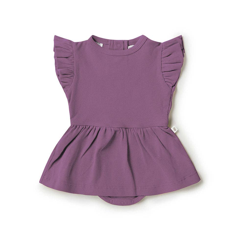 Mulberry Short Sleeve Organic Dress