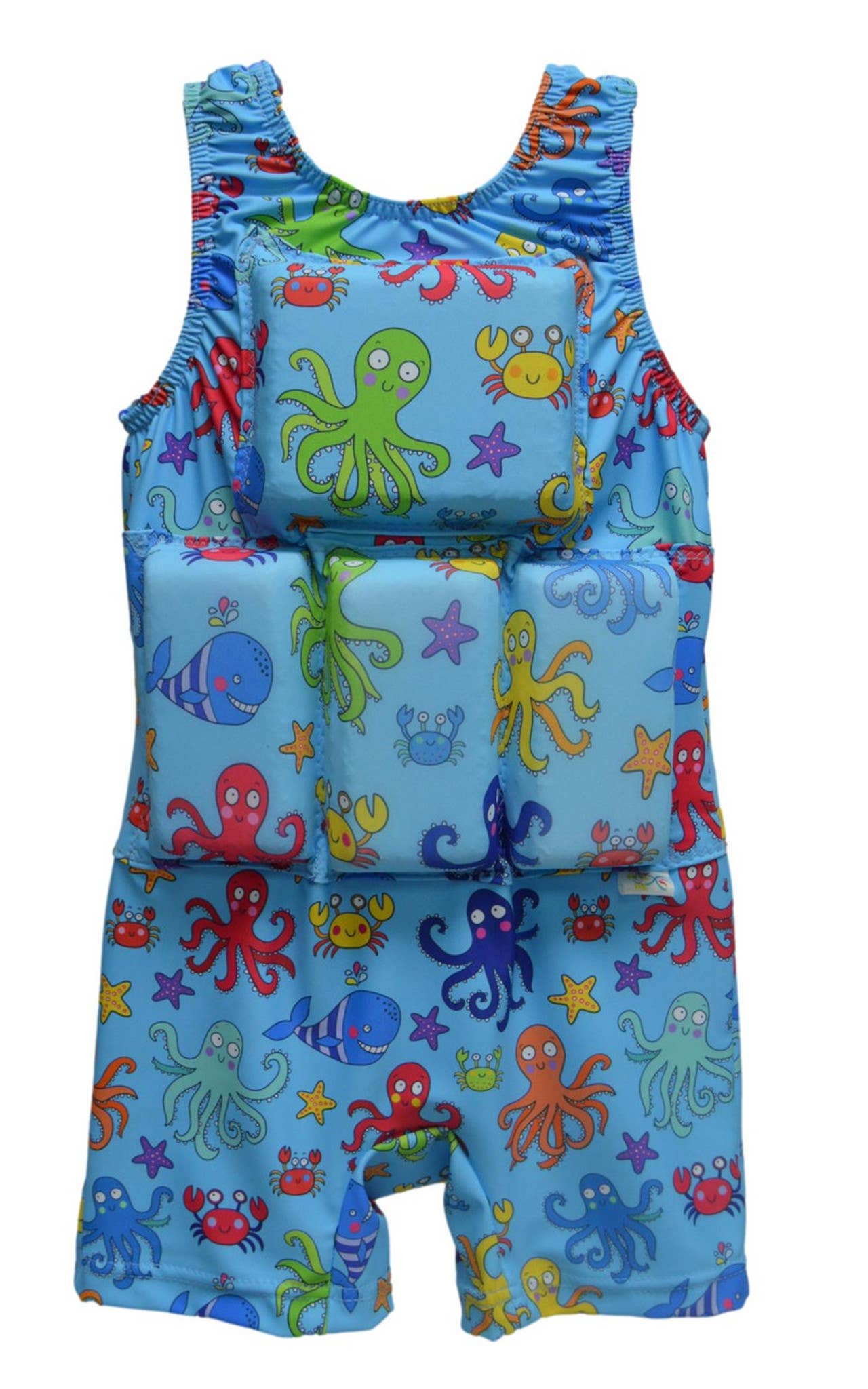 Floaty Suit Boys Flotation Swimsuit - Squidley
