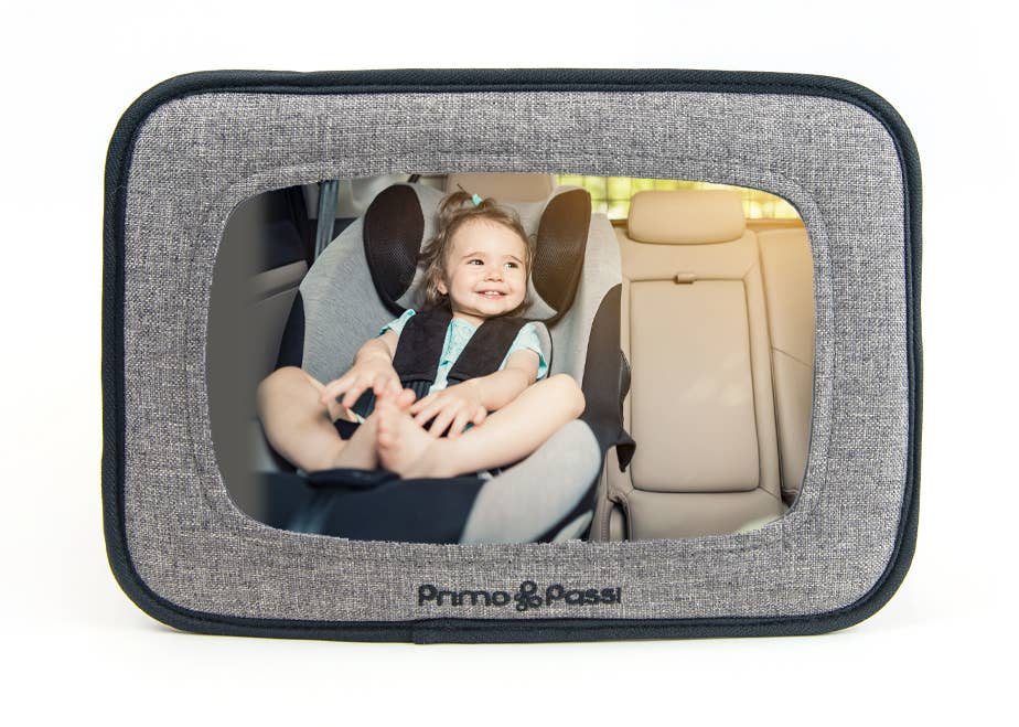 Primo Passi Baby Car Mirror (Black Melange)
