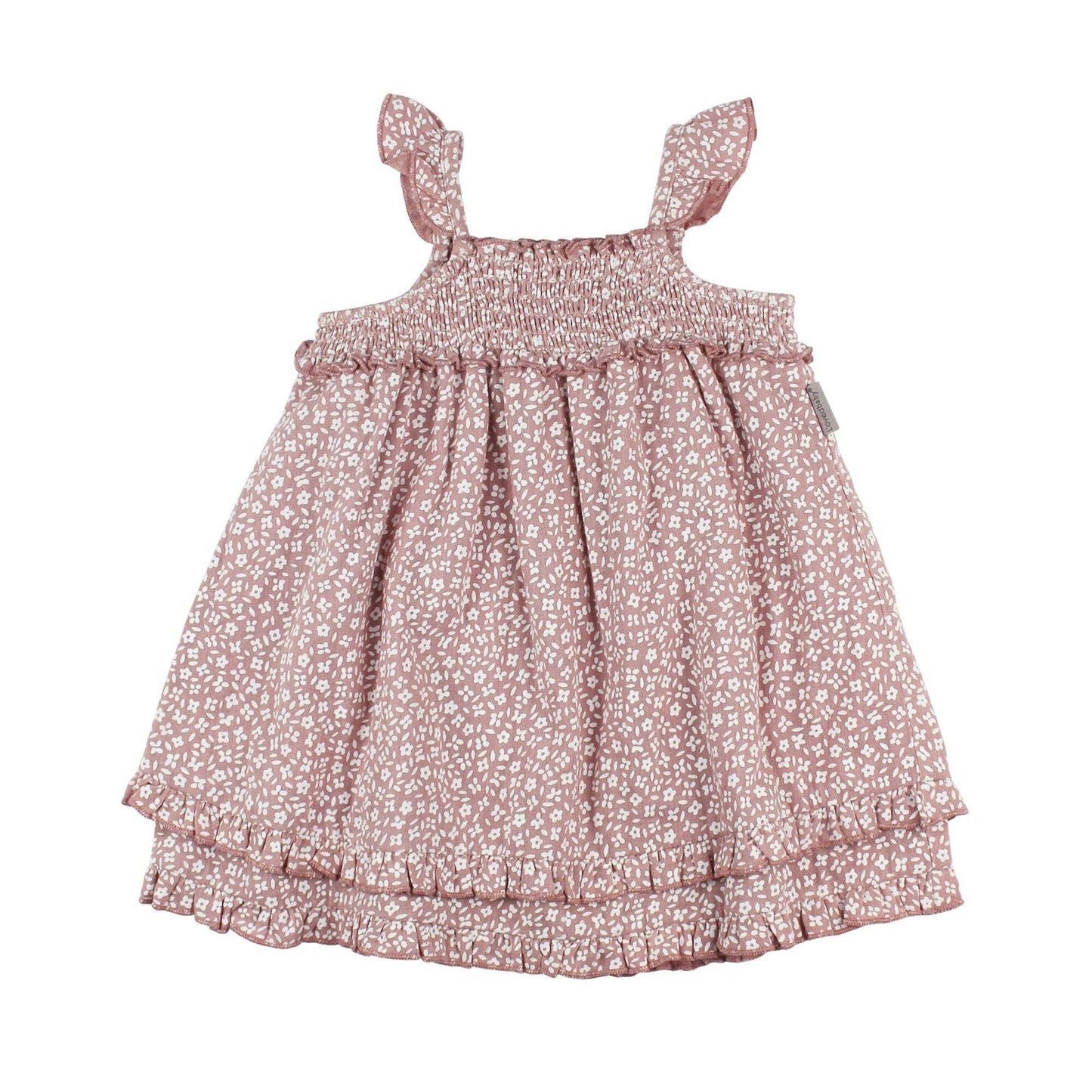 Kids' Organic Muslin Summer Dress in Taffy Floral