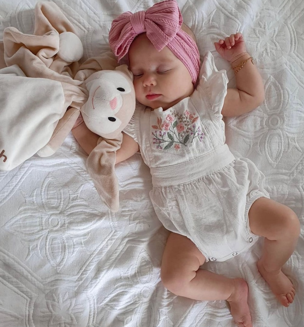 Cable knit Big bow Baby headband