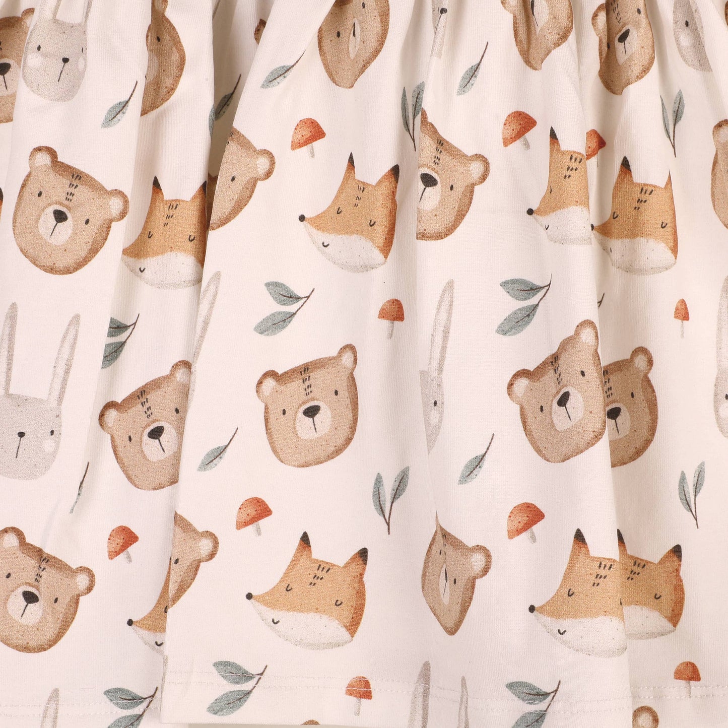 Forest Animals Baby Dress & Legging Set (Organic Jersey)