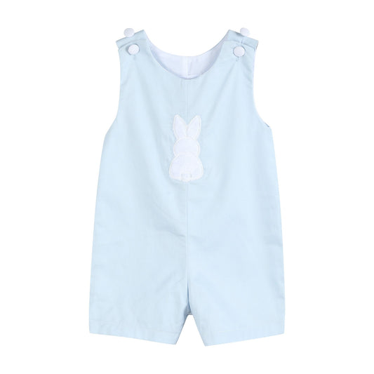 Blue Fuzzy Bunny Overalls