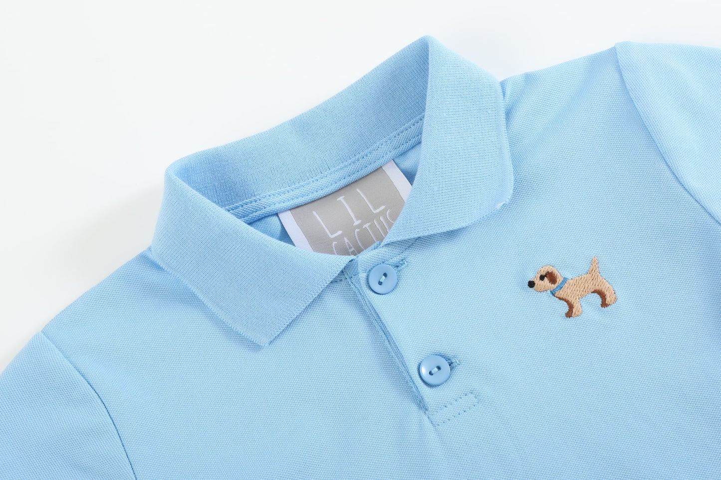 Blue Puppy Golf Polo Shirt