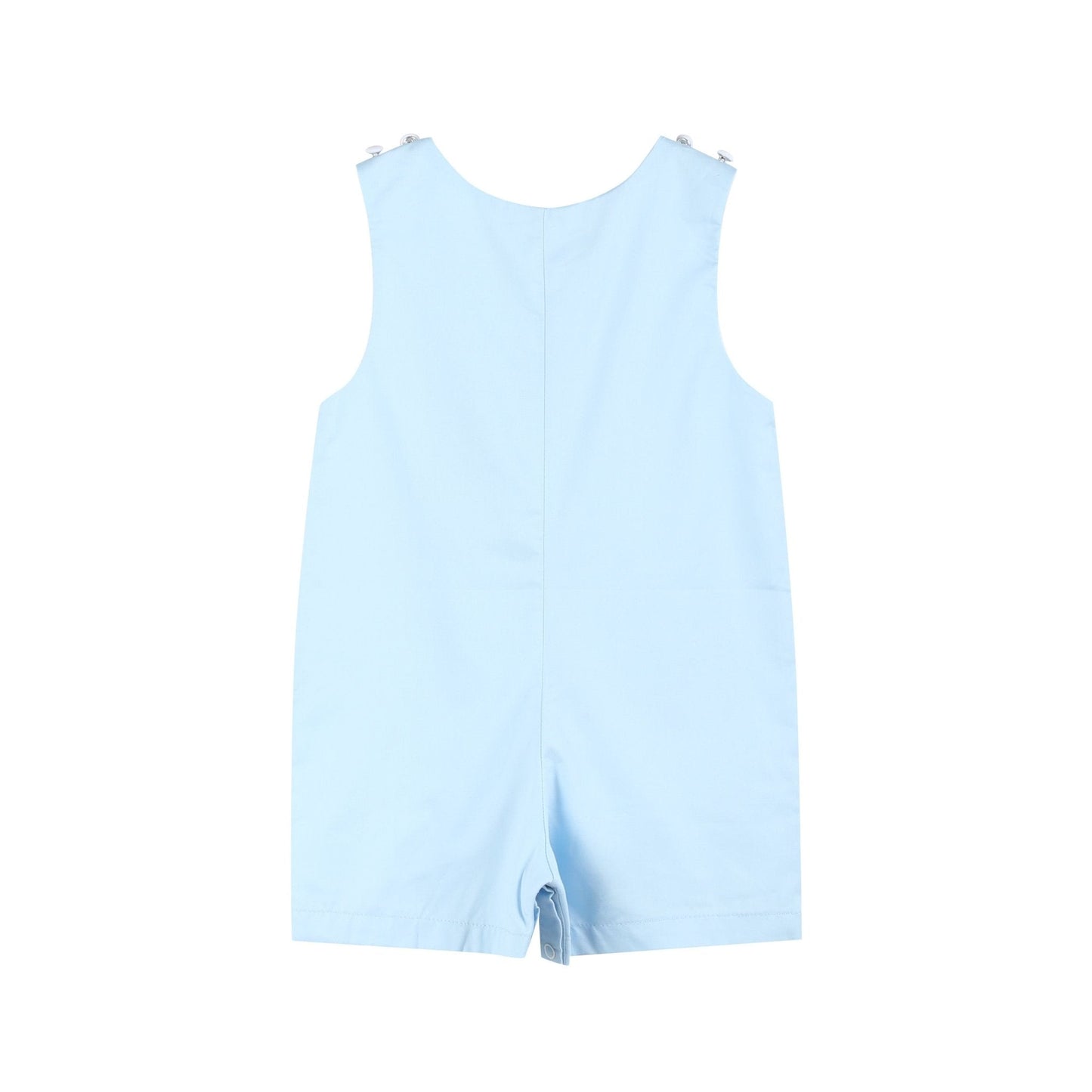 Blue Whale Applique Shortalls