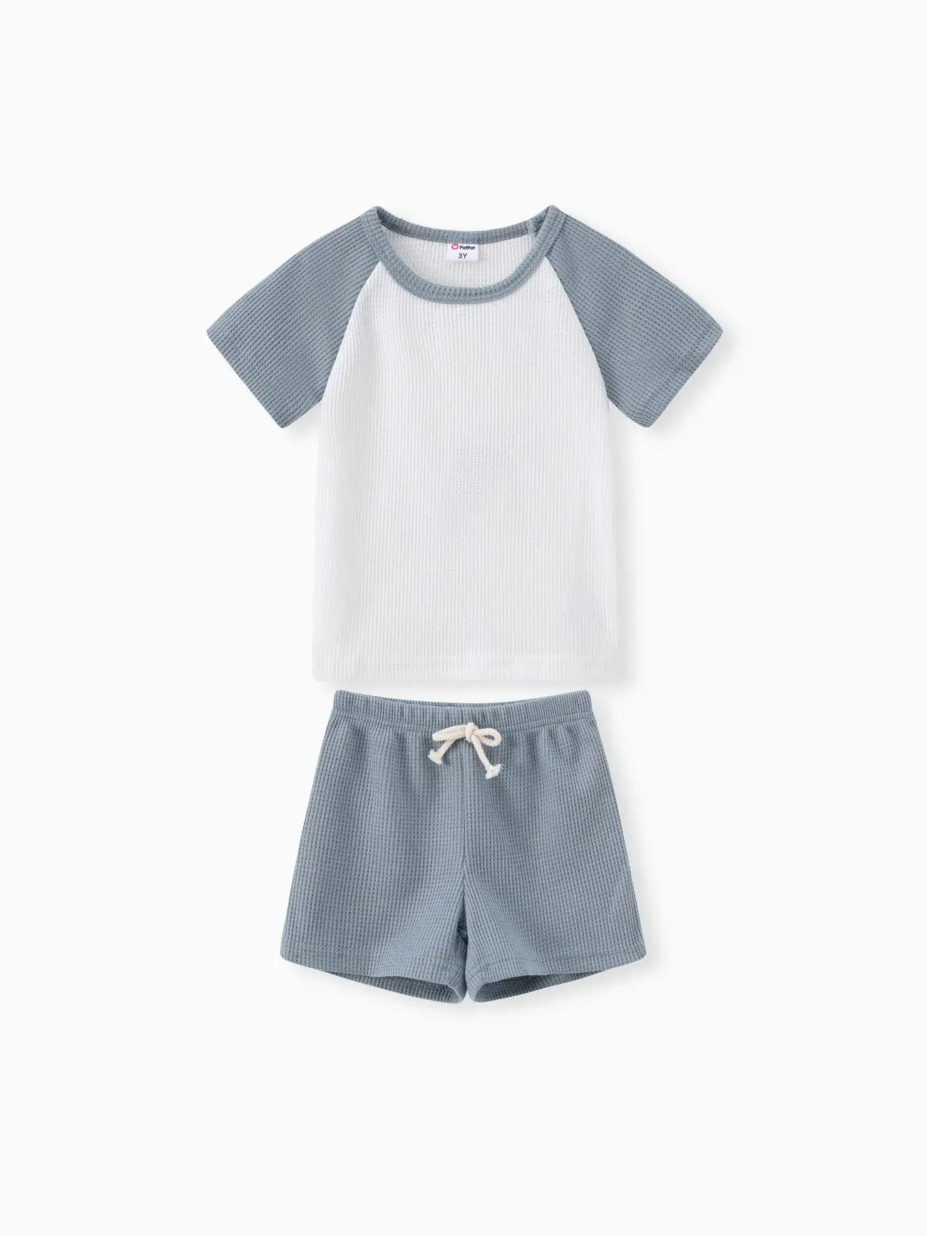 Toddler Boy 2pcs Raglan Sleeve Tee and Shorts Set