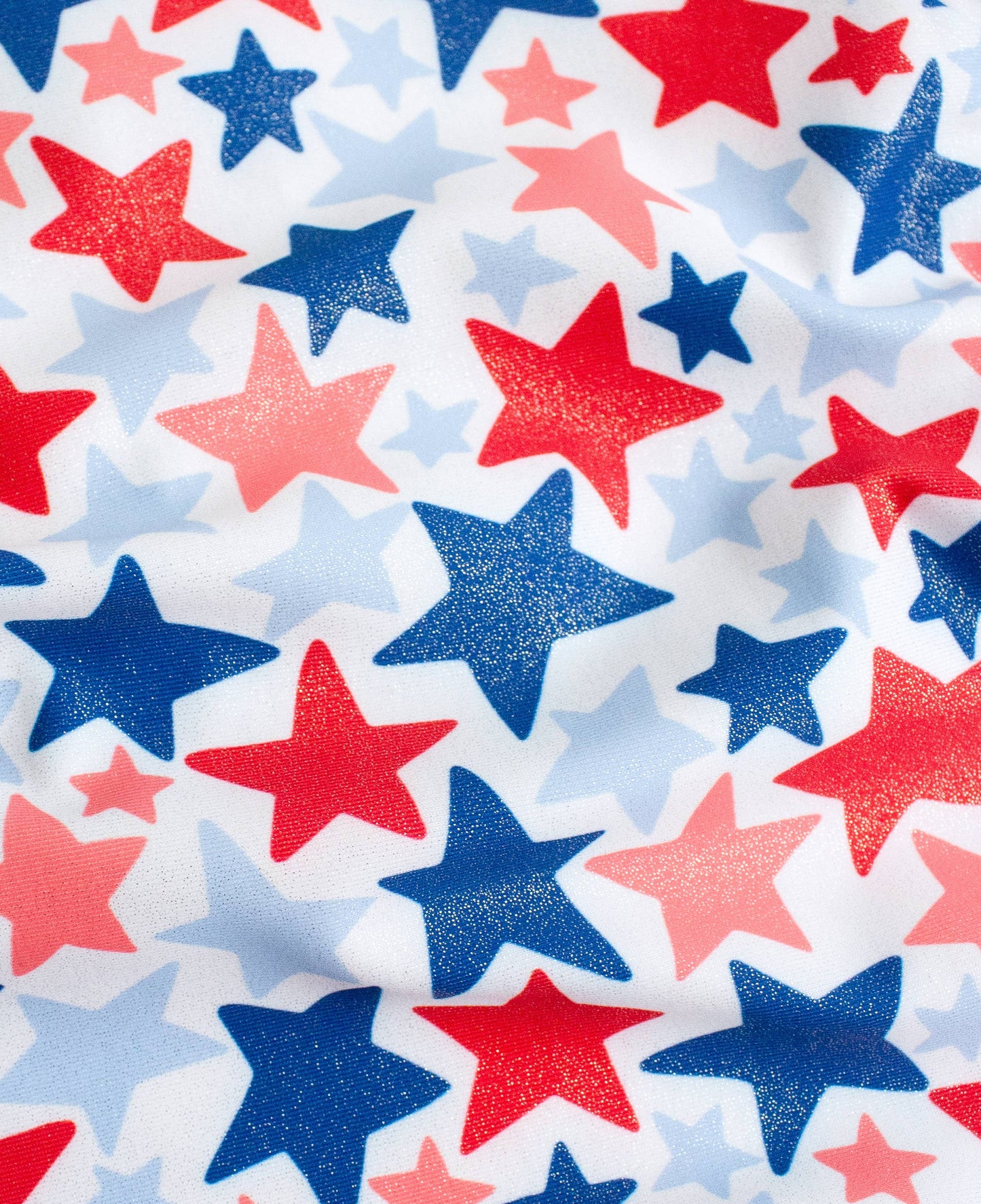 Girls Shimmer Star-Spangled Flounce Bikini