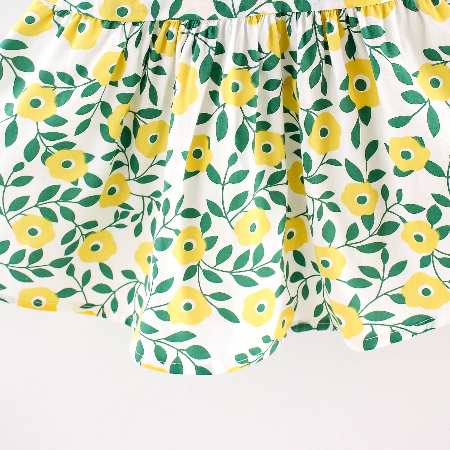 Floral Print Bowknot Sleeveless Baby Dress