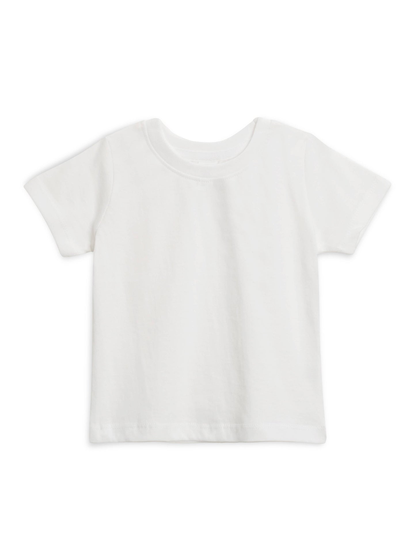 Organic Baby and Kids Classic Crew Neck Tee - White