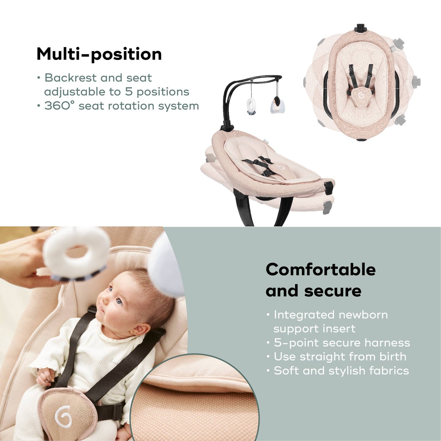 Babymoov Swoon Evolution: Multi-Motion Electric Swing
