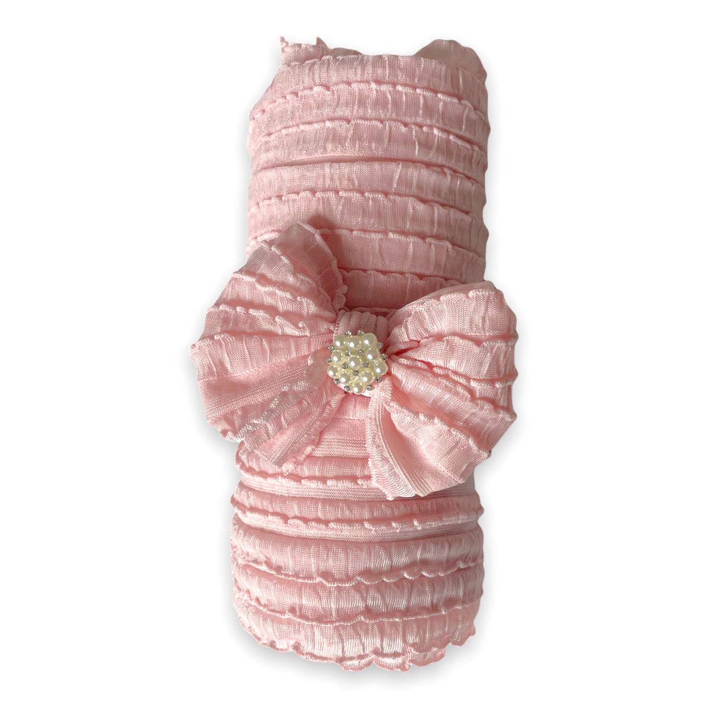 Ruffled Swaddle and Headband Set
