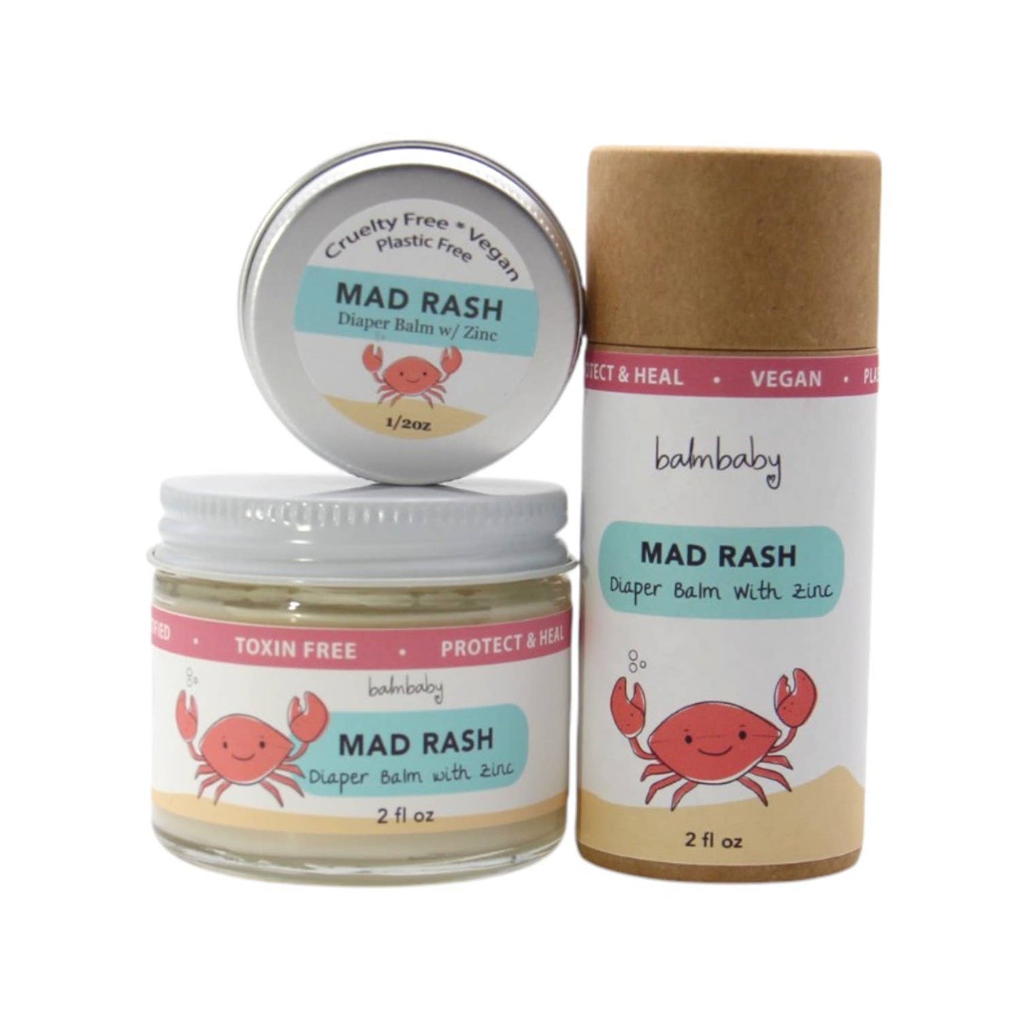 Balm Baby - Mad Rash Diaper Cream w/Zinc (sample/travel)
