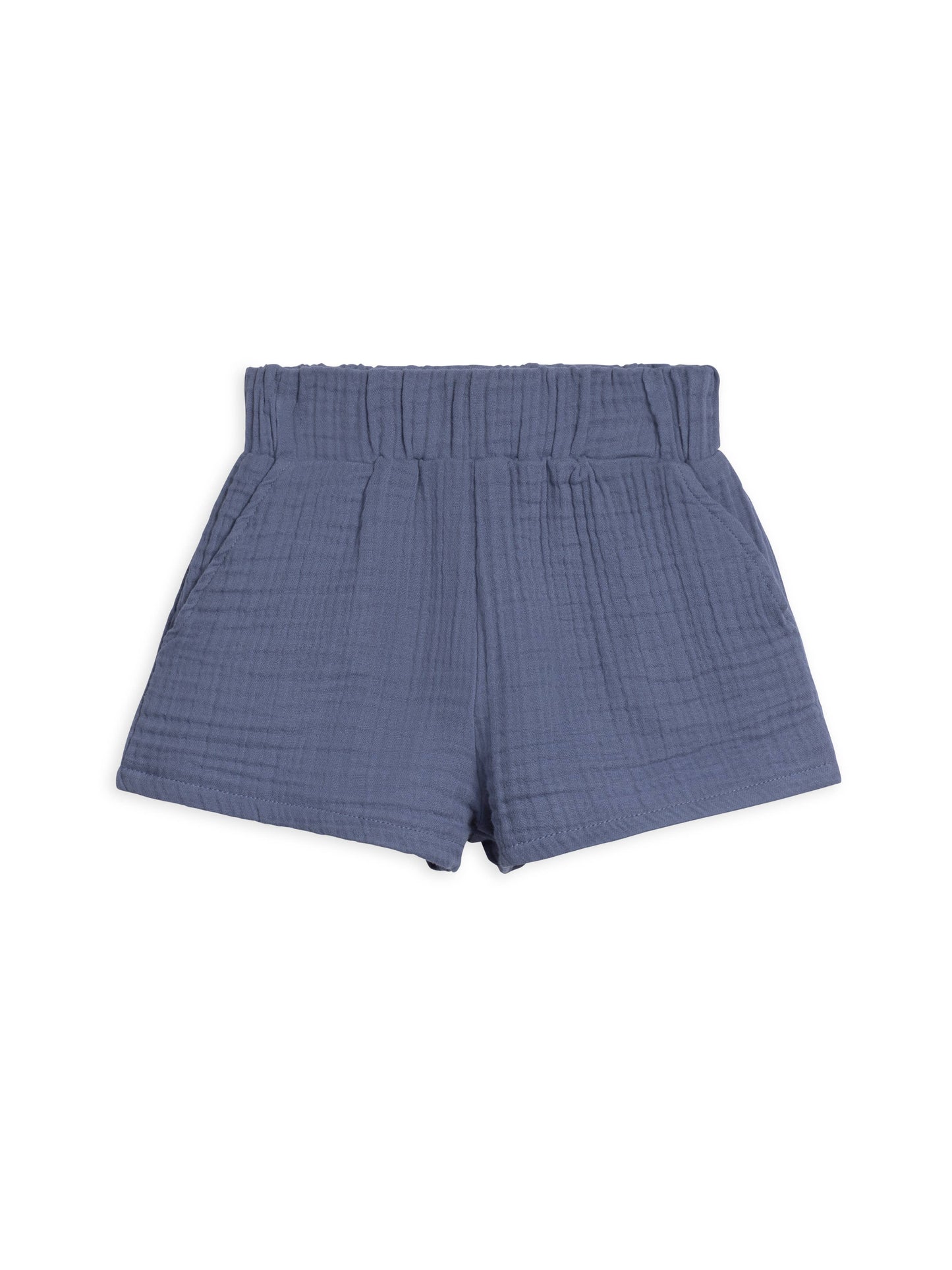 Organic Baby and Kids Jude Muslin Shorts - Marino