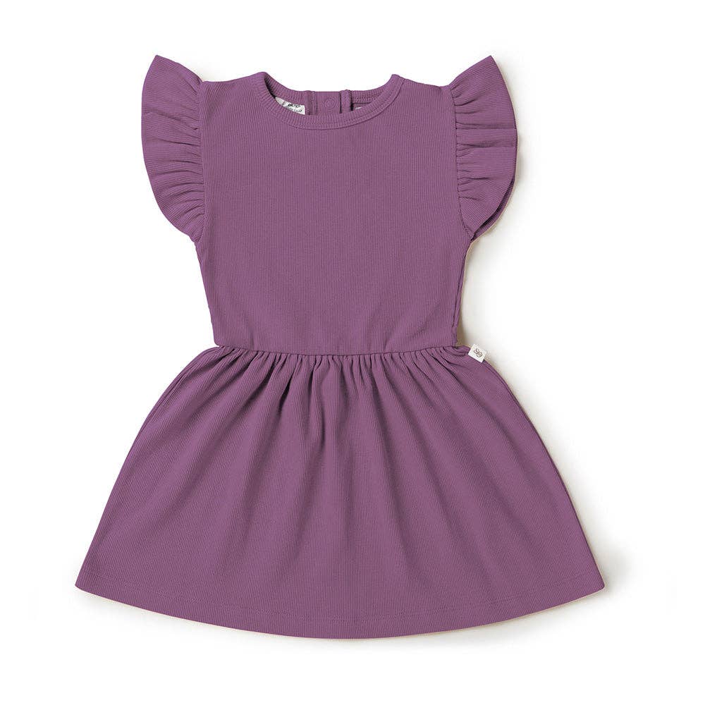 Mulberry Short Sleeve Organic Dress